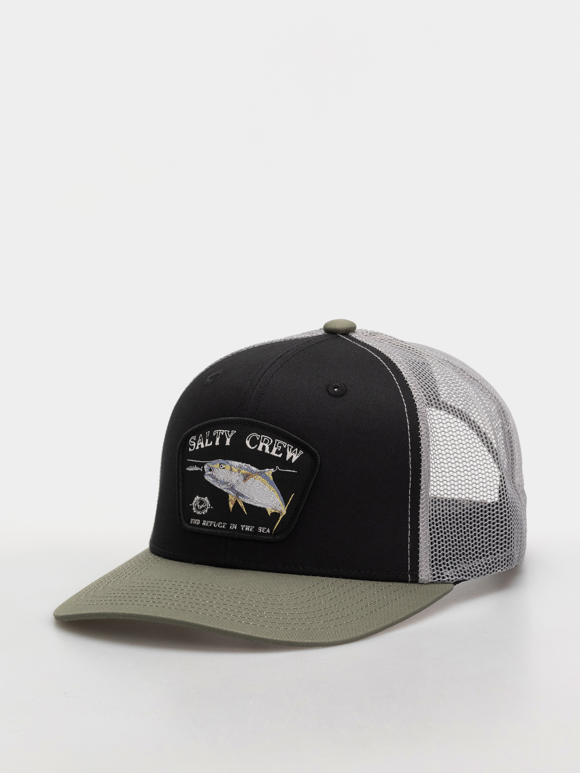 Kšiltovka  Salty Crew Surface Retro Trucker (black/olive)