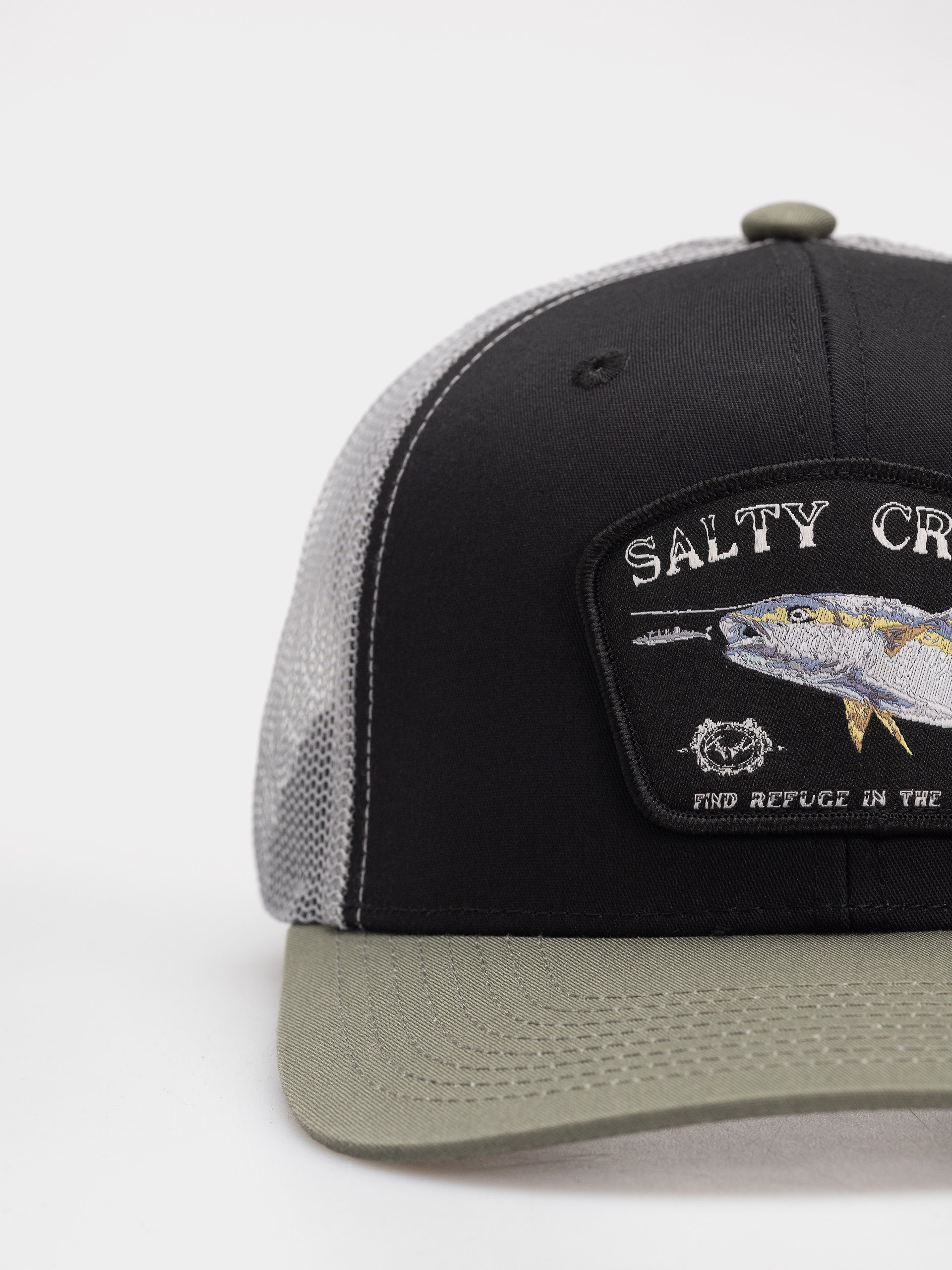 Kšiltovka  Salty Crew Surface Retro Trucker (black/olive)