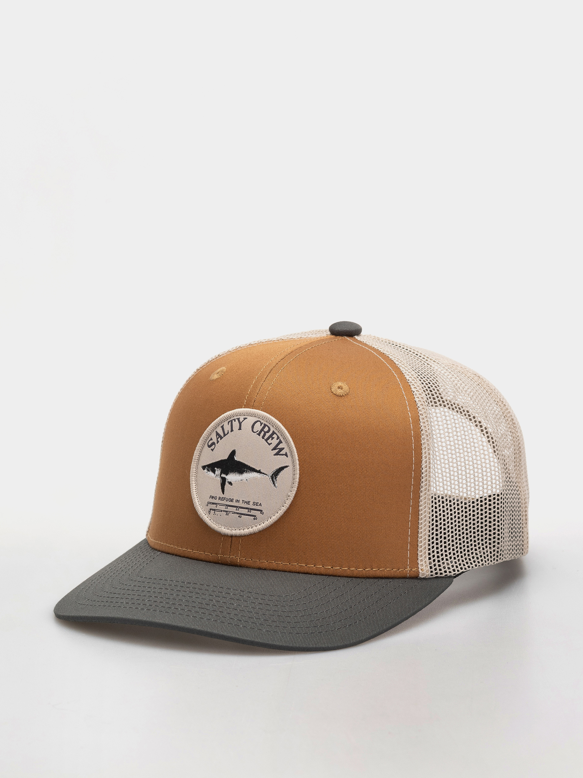 Kšiltovka  Salty Crew Bruce Trucker (brown/iron)