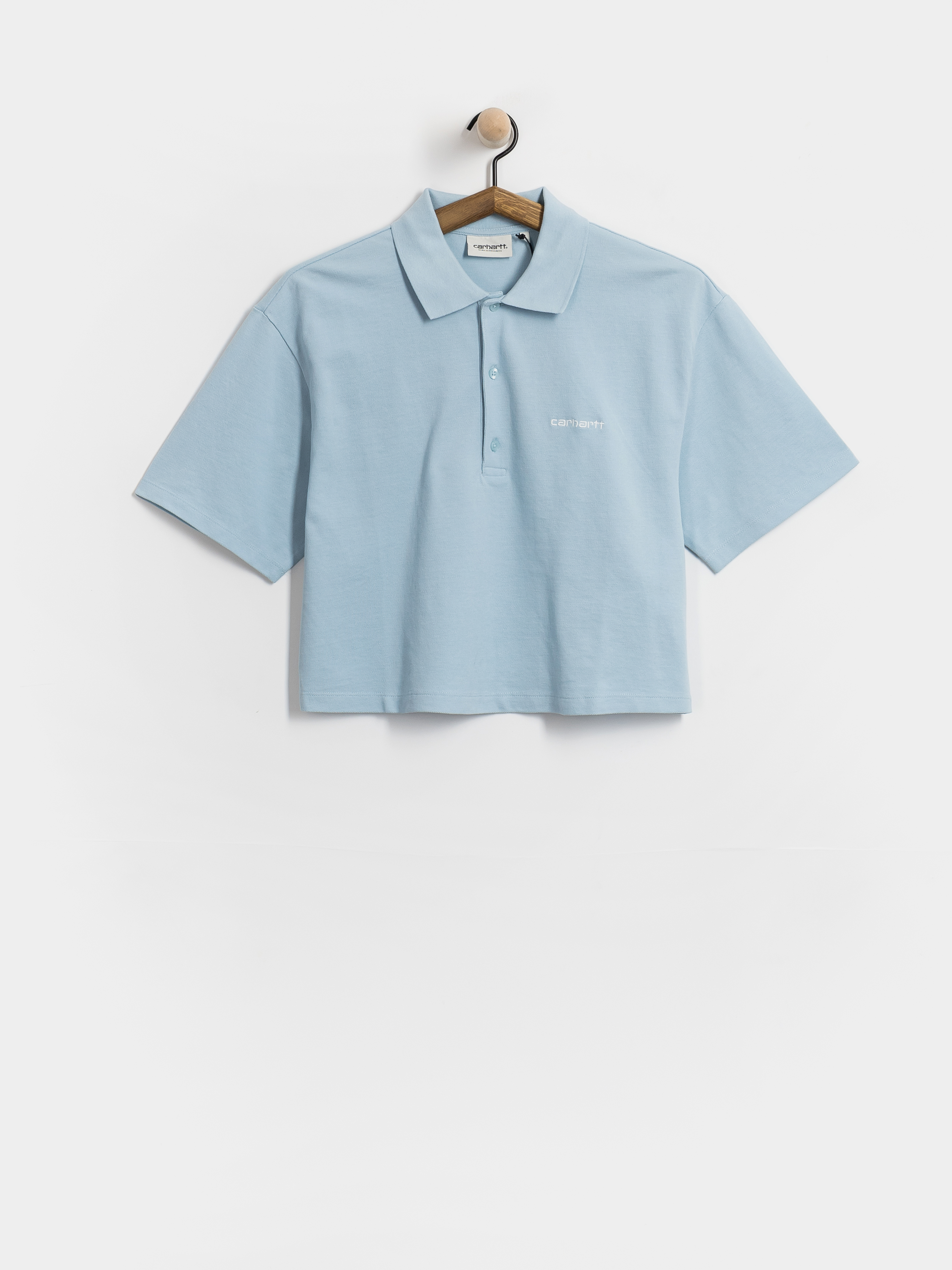 Triu010dko Carhartt WIP Script Polo Wmn (icaria/white)