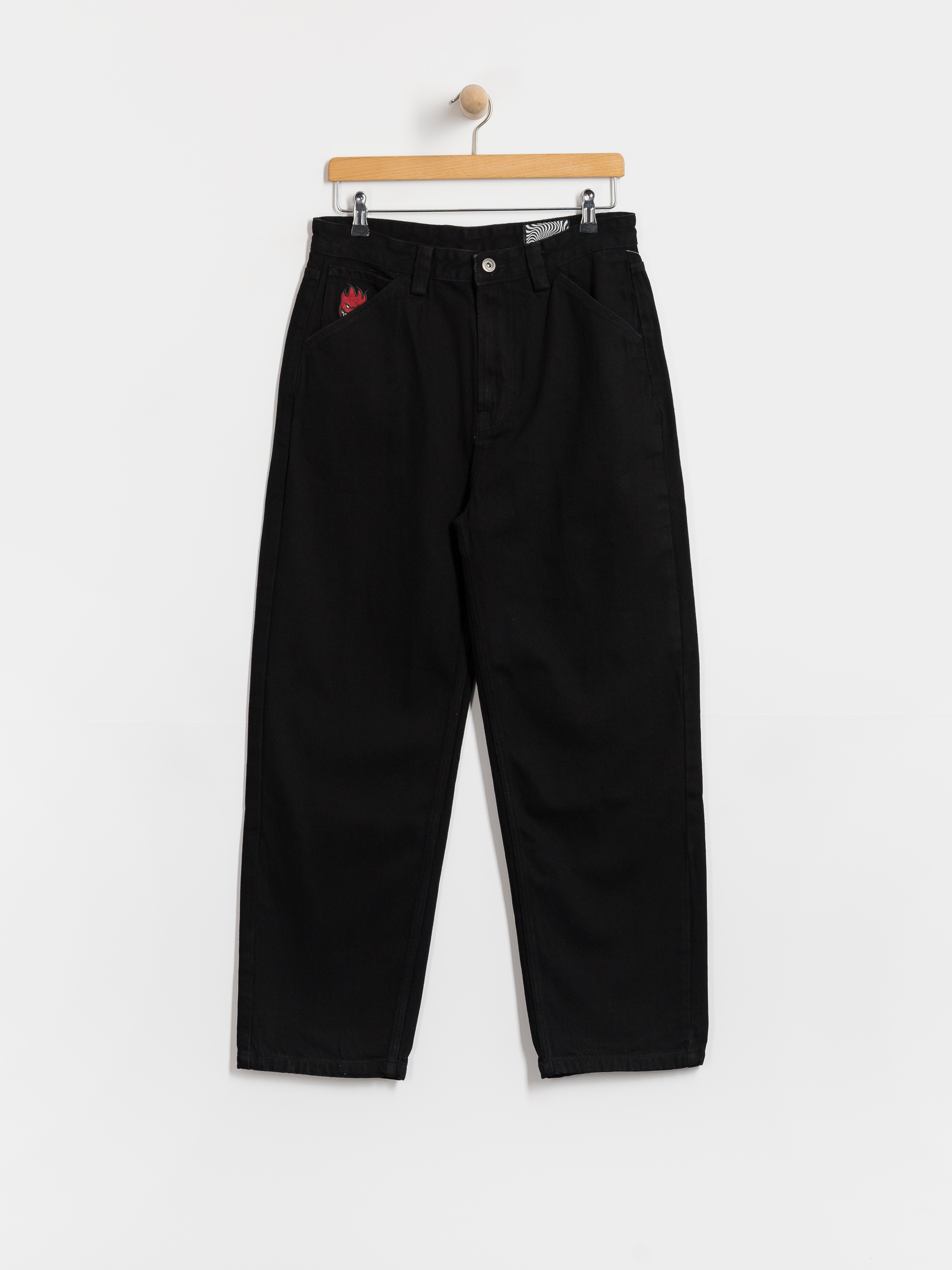Kalhoty Spitfire Bighead Fill Denim (black denim)