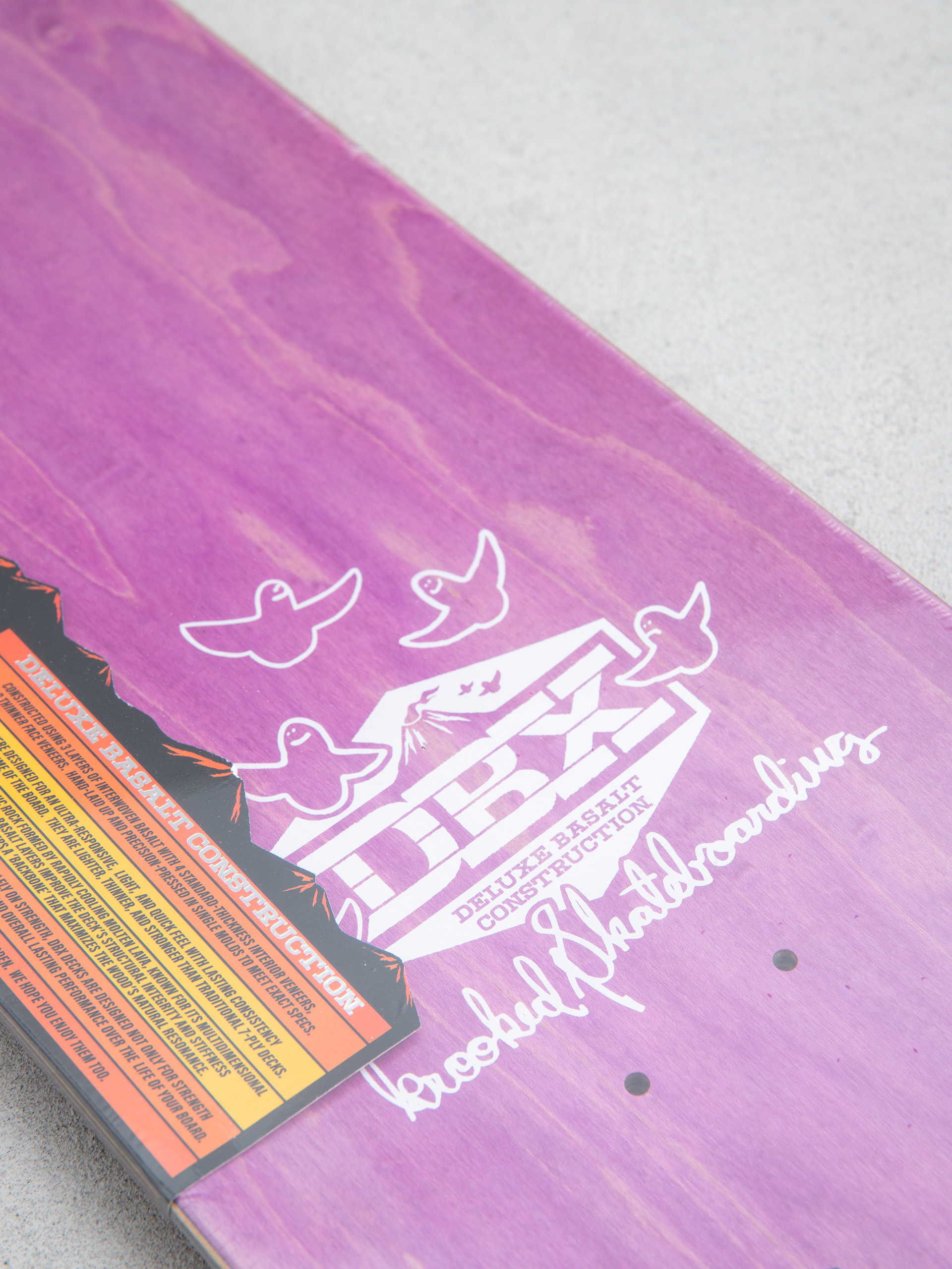 Deska Krooked Manderson Chain Frame (red)