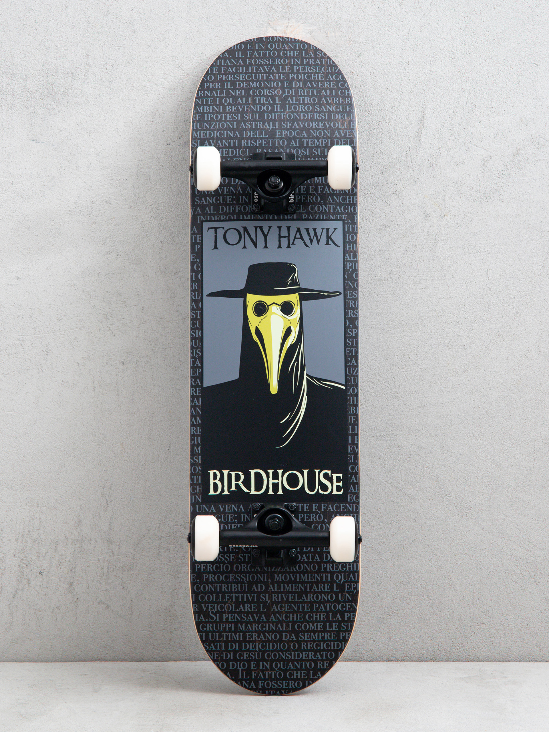 Skateboard Birdhouse Hawk Plague Doctor (black)