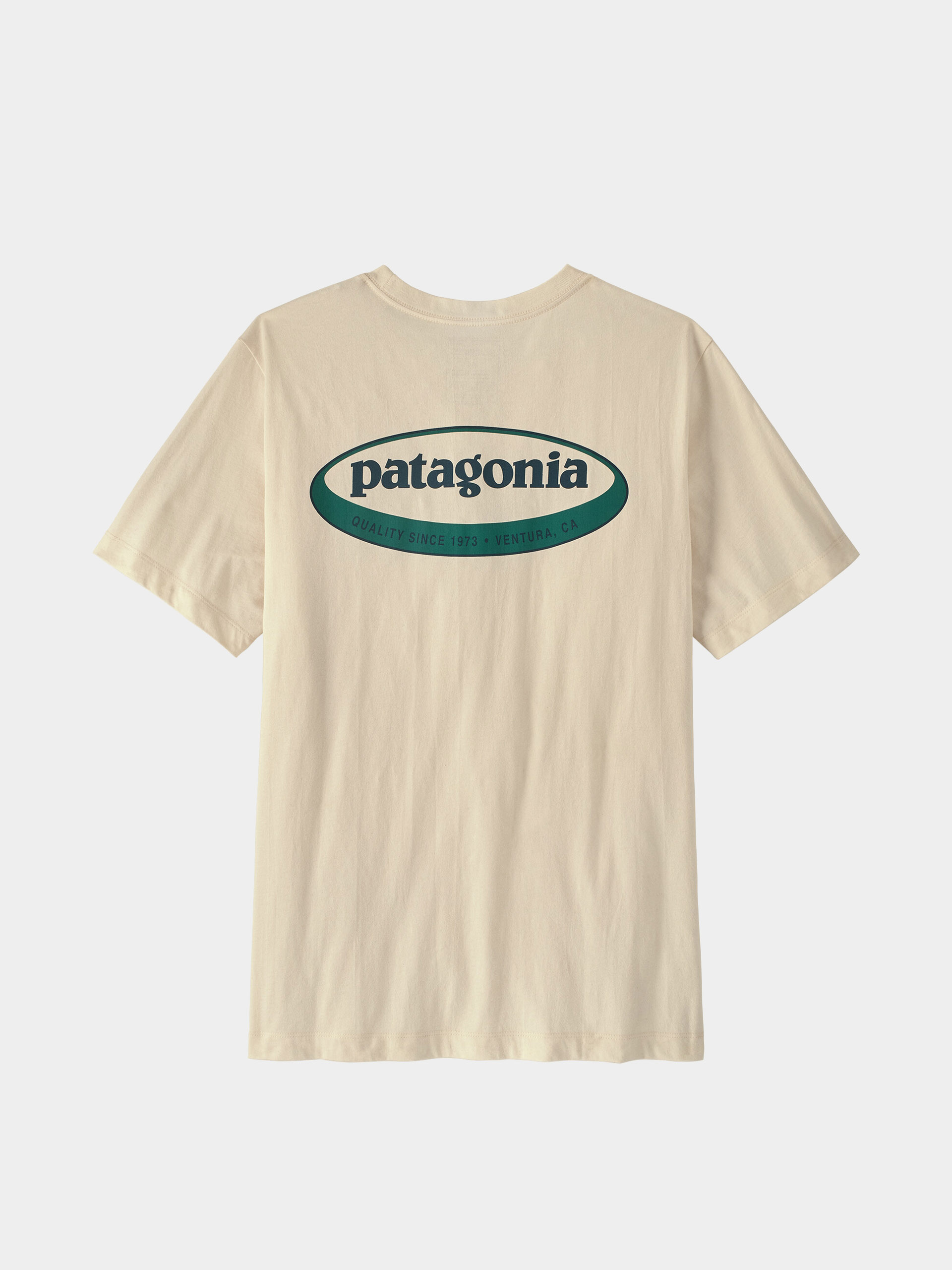 Tričko Patagonia 95 Oval Logo (undyed natural)