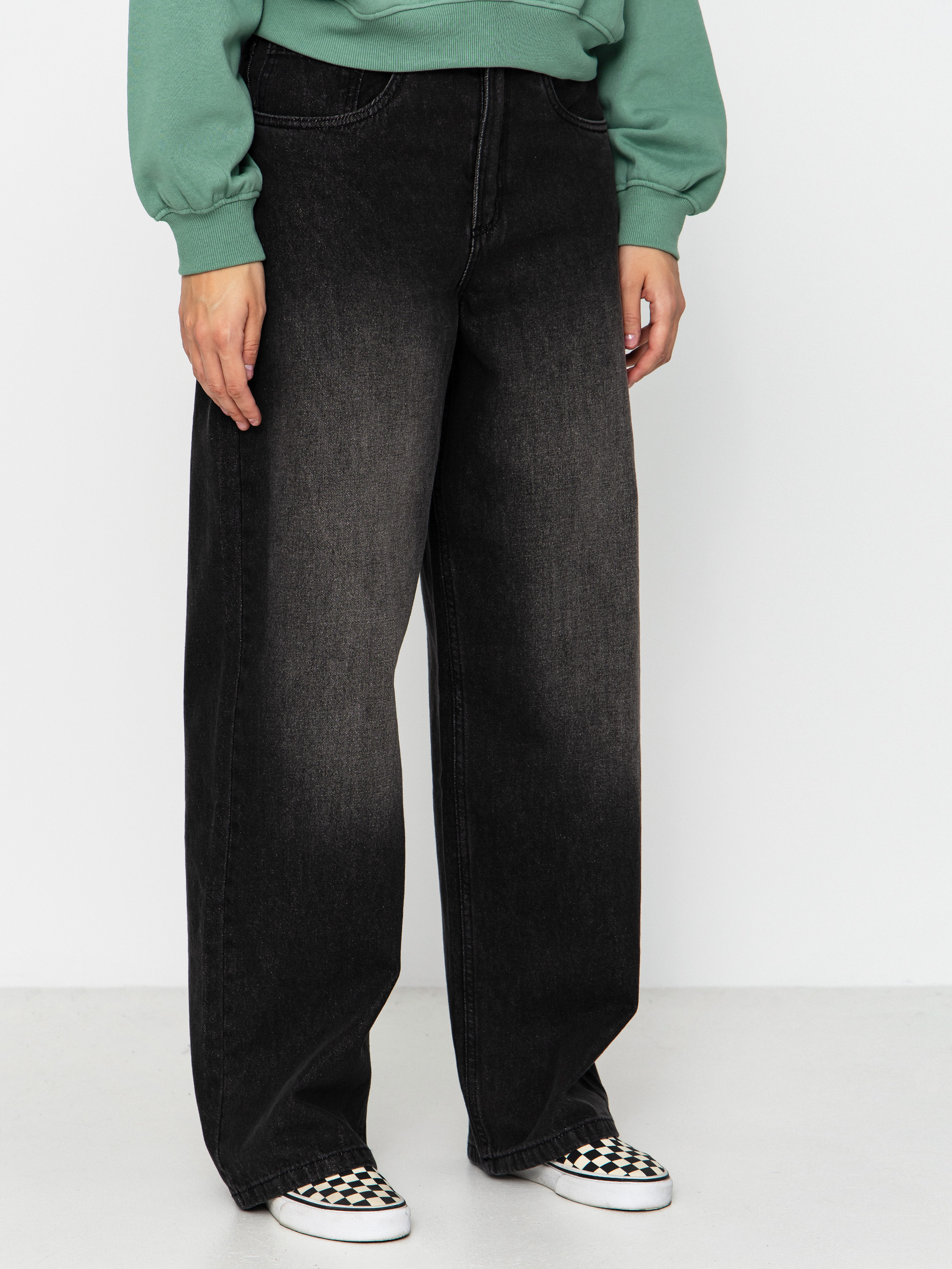 Kalhoty Vans Sirelle 5 Pocket Puddle Wmn (black)