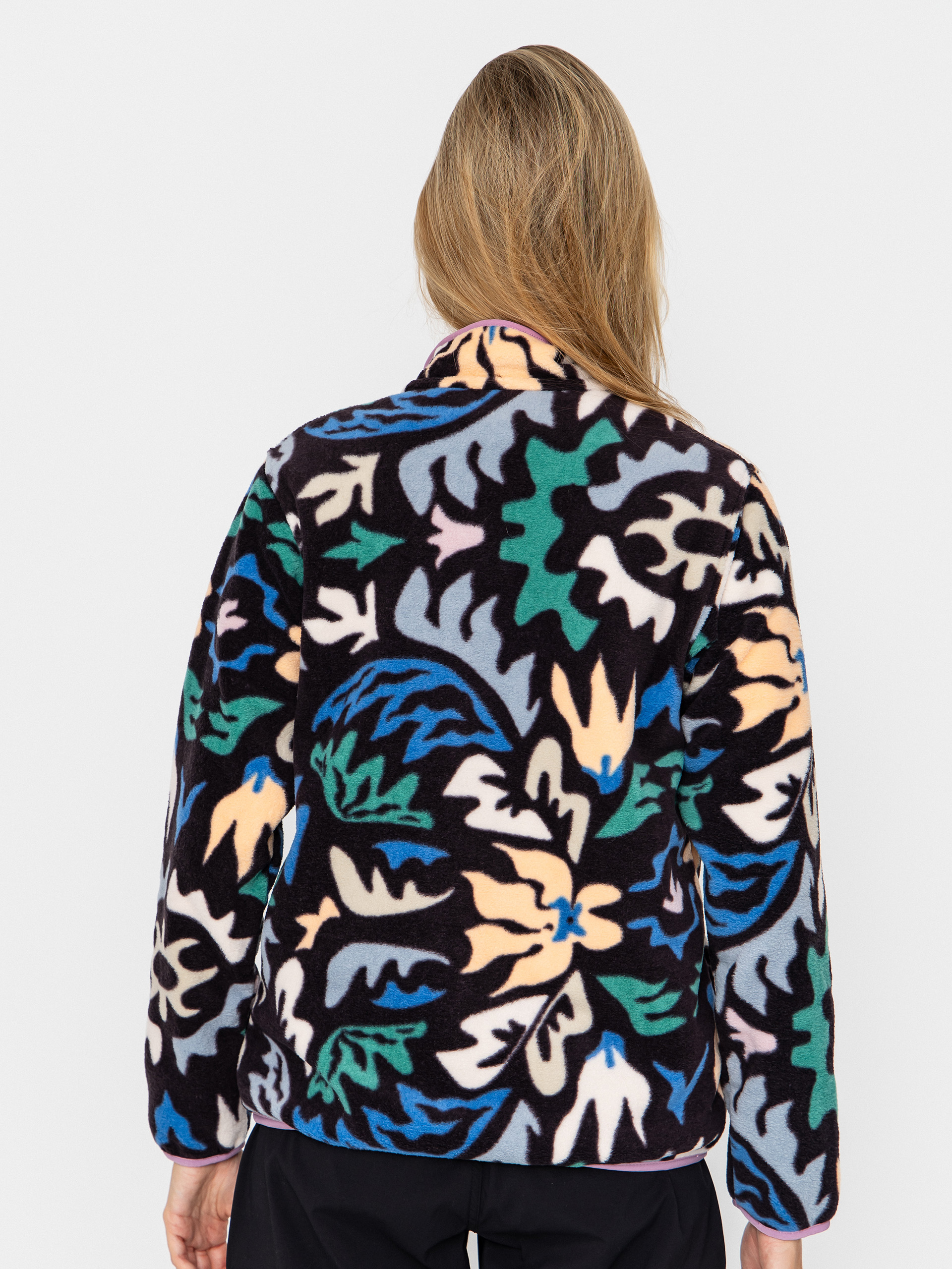 Dámský Fleecová mikina Patagonia Lightweight Synchilla Snap T (kaleido/black)