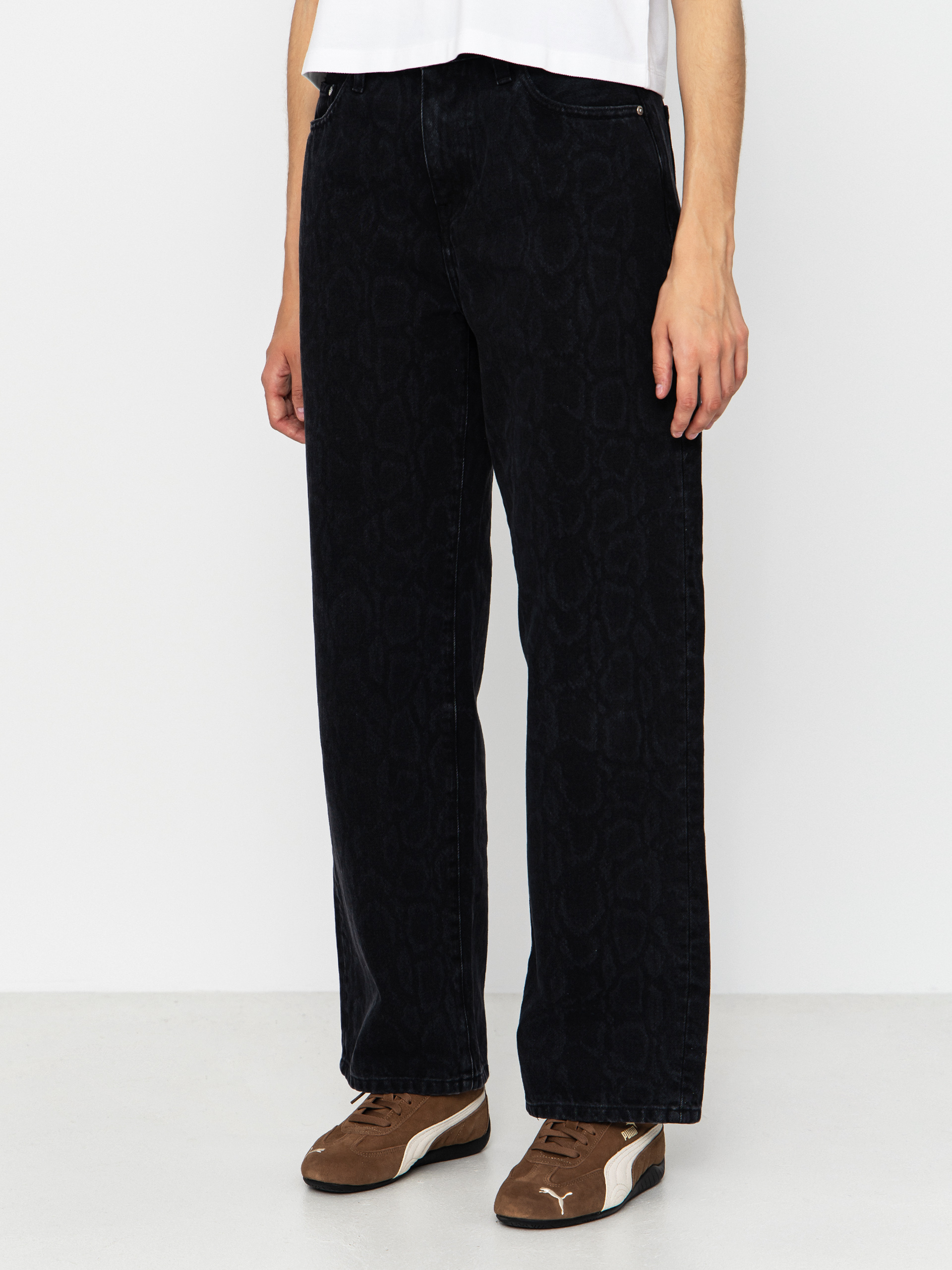 Kalhoty Carhartt WIP Snake Arin Wmn (snake camo/black)