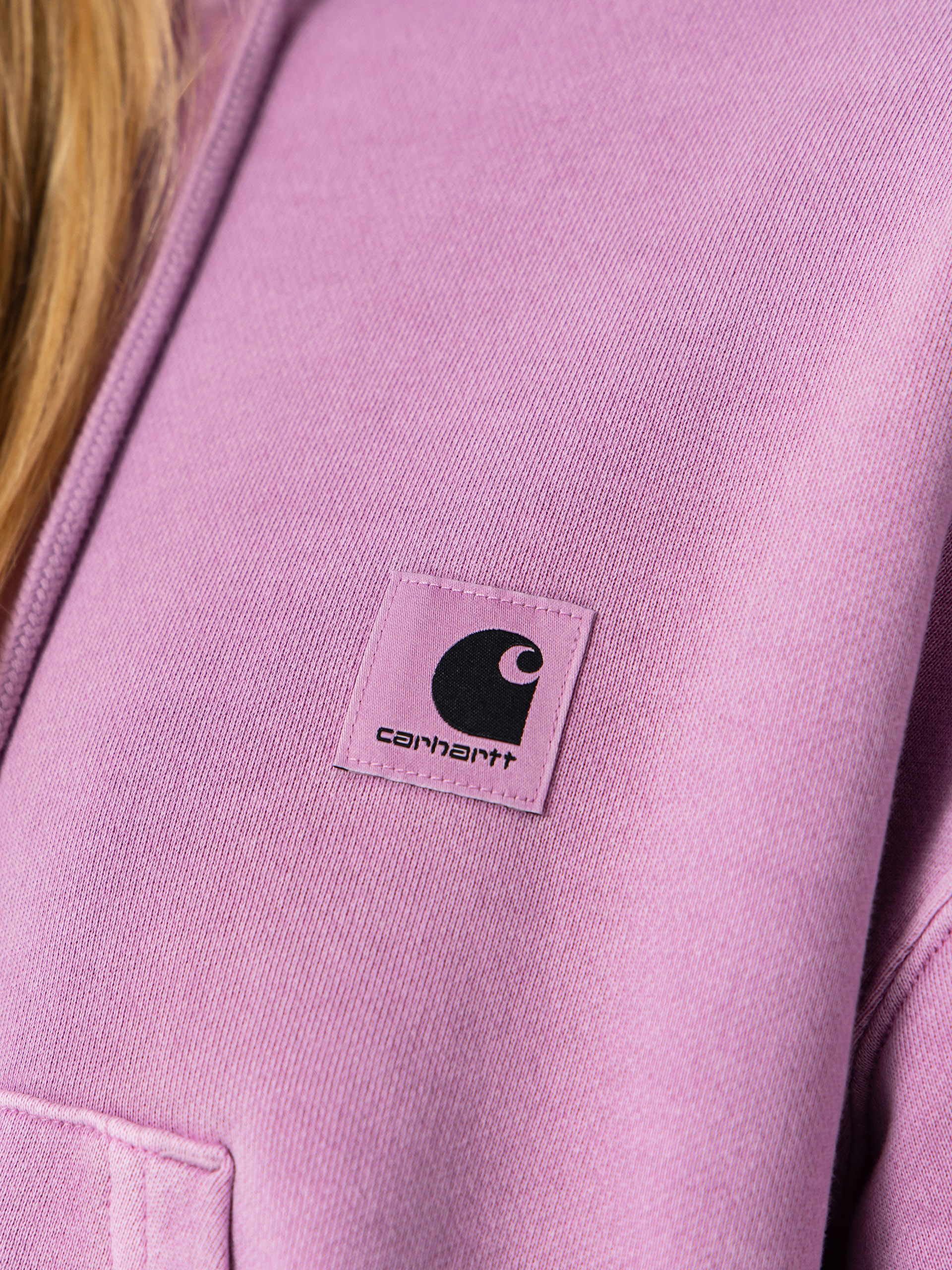 Mikina s kapucí Carhartt WIP Nelson ZHD Wmn (gentle purple)
