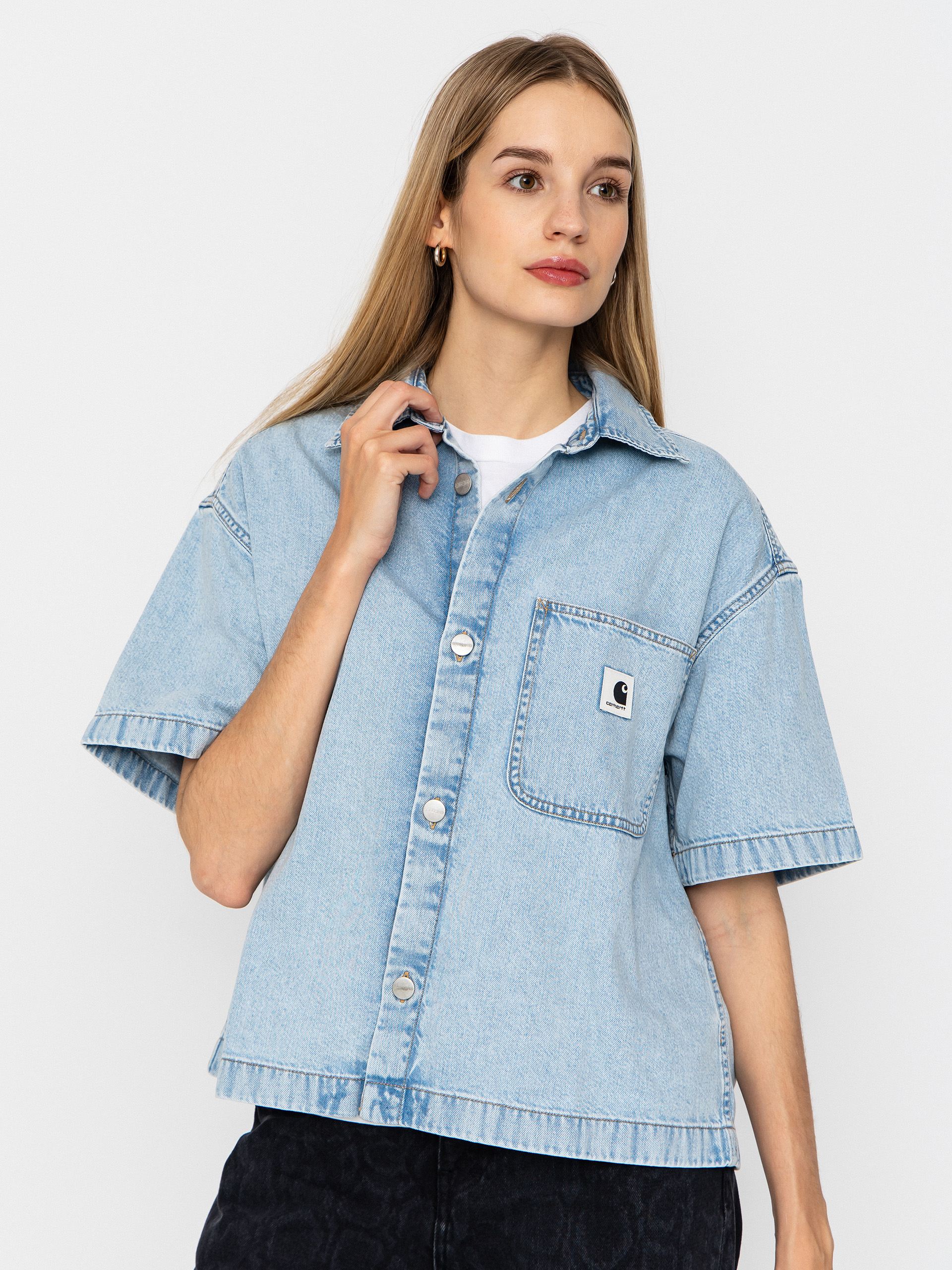 Košile Carhartt WIP Lovilia Wmn (blue)