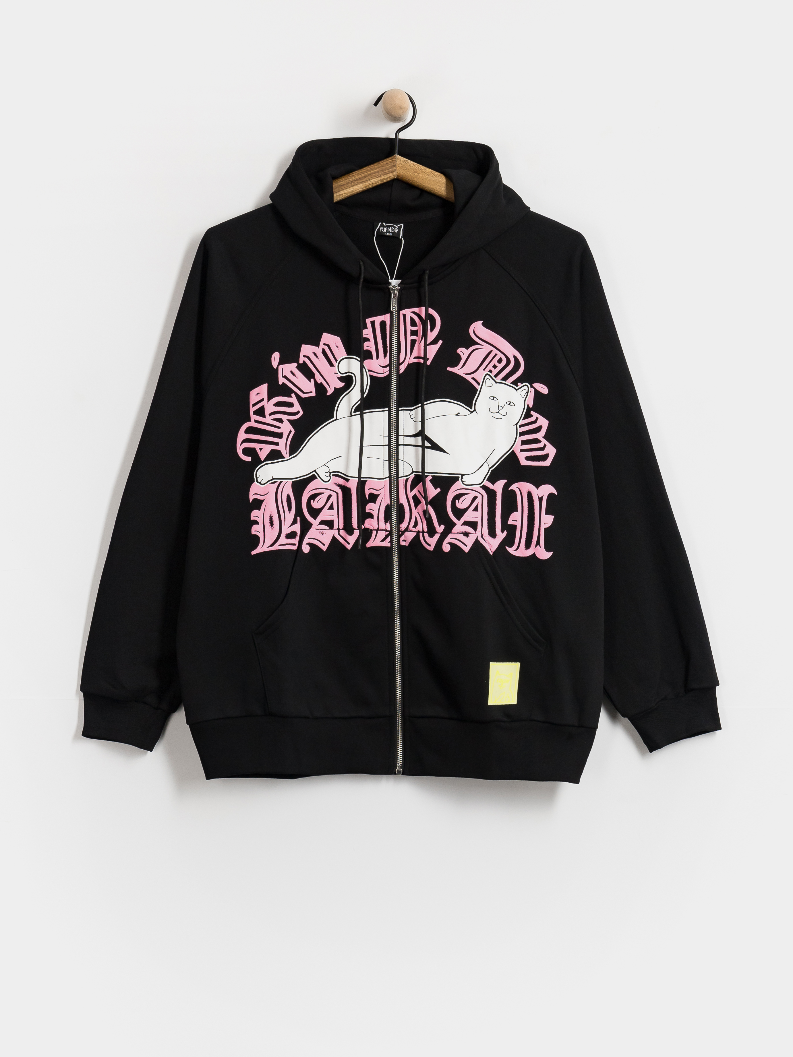 Mikina s kapucí Lakai X Rip'N'Dip Black Flame ZHD (black)