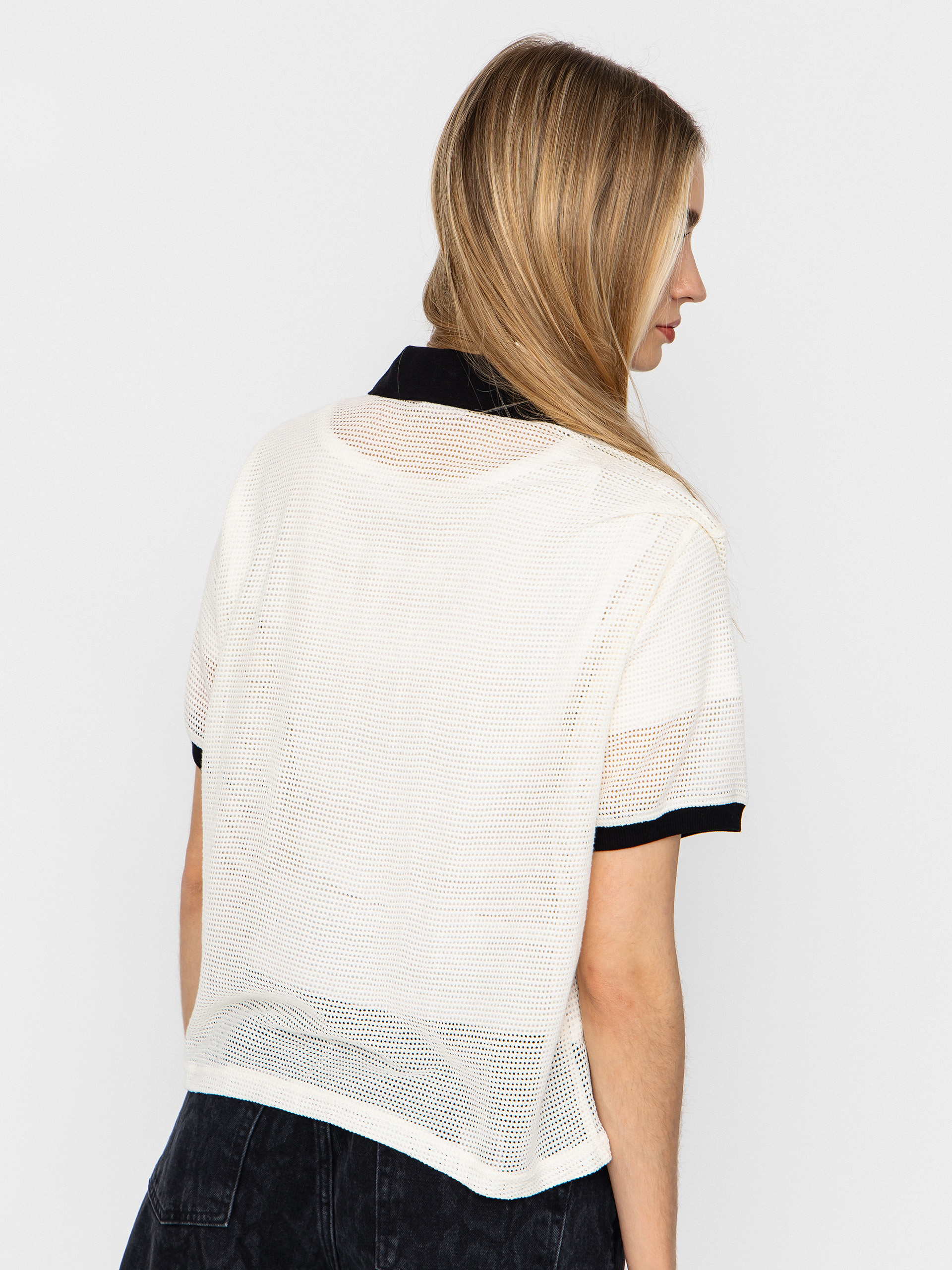 Tričko Brixton Varsity Wmn (off white/black)