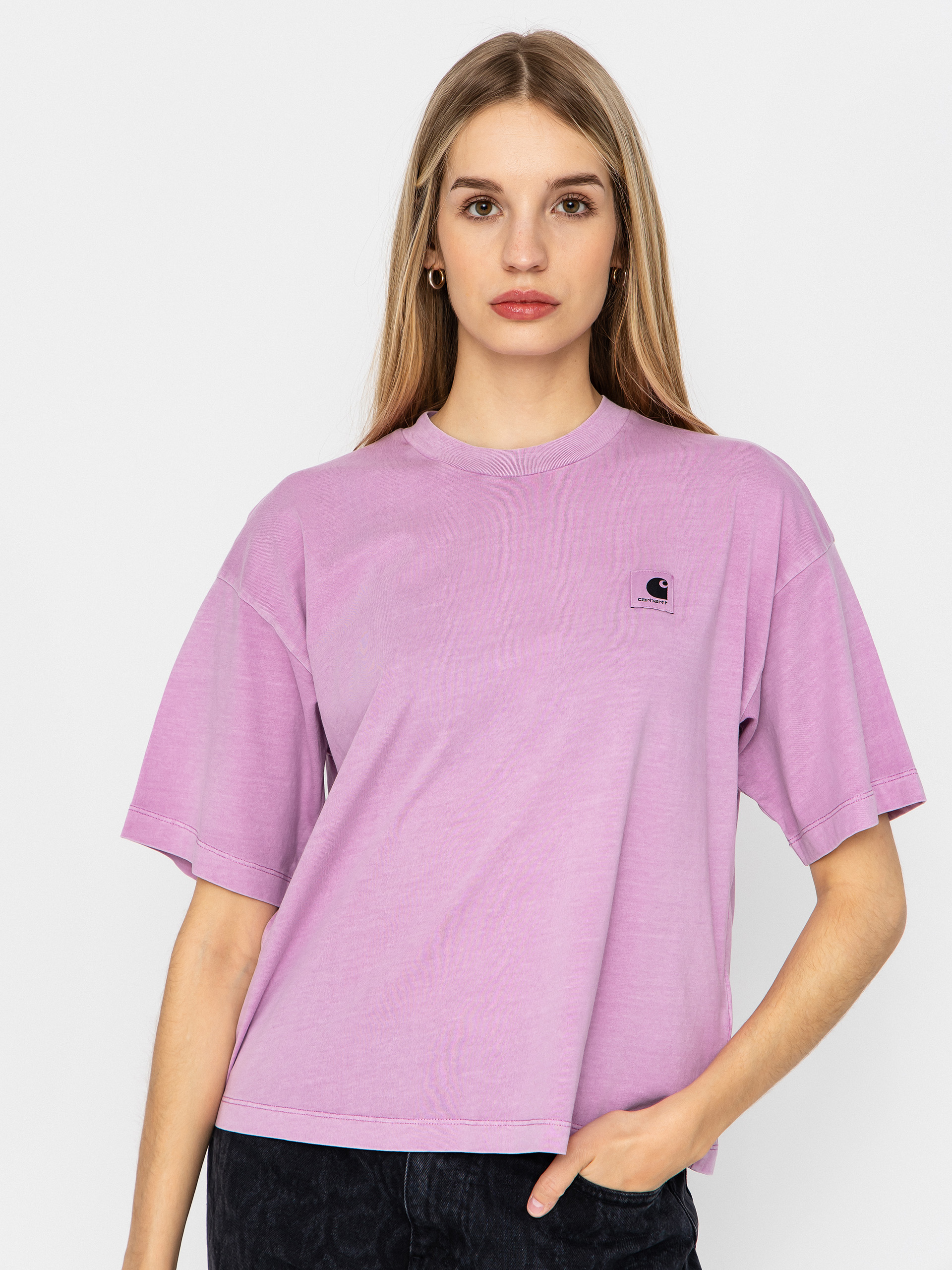 Tričko Carhartt WIP Nelson Wmn (gentle purple)
