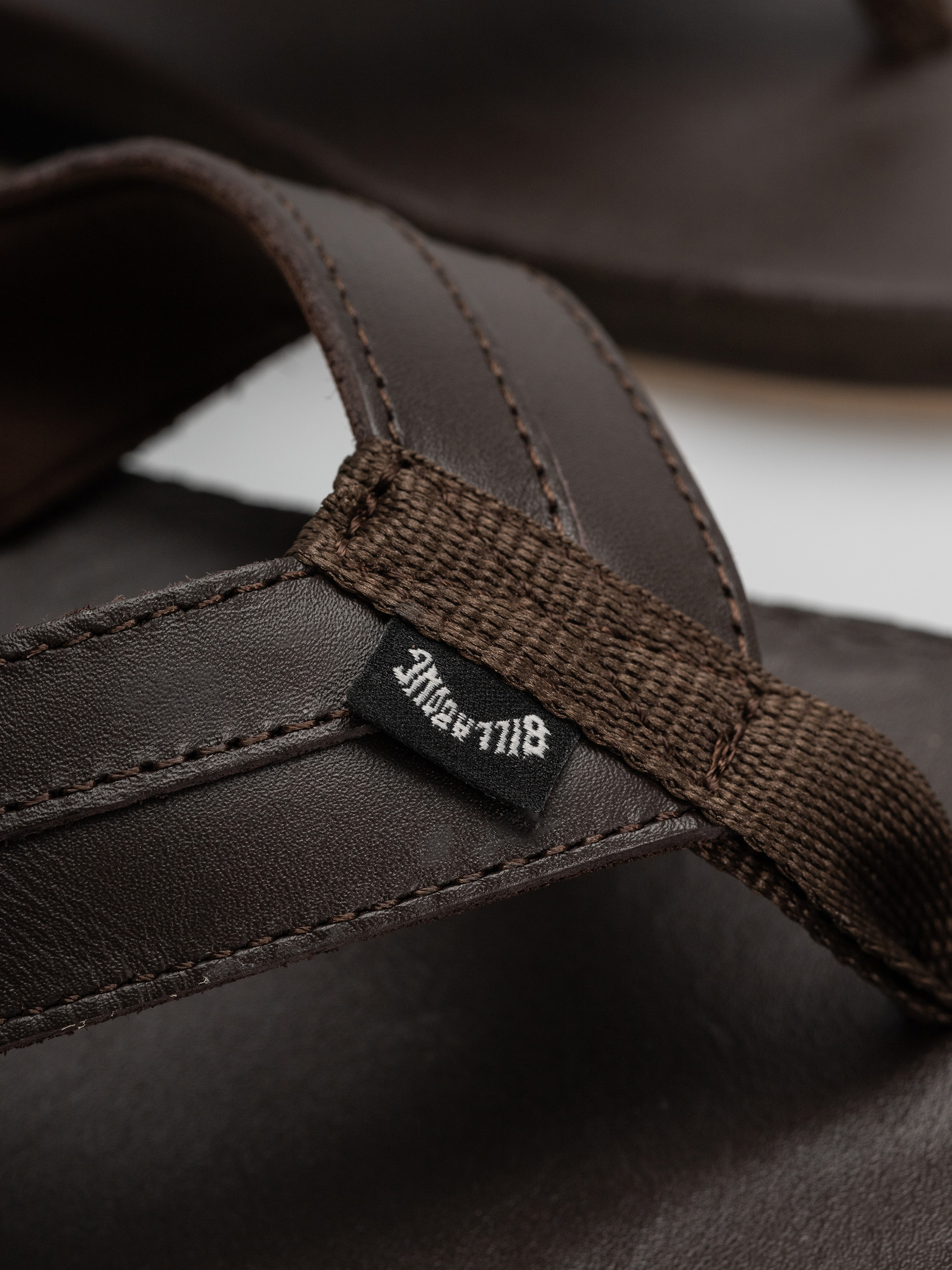 Plážovky Billabong Mojave Leather (dark brown)