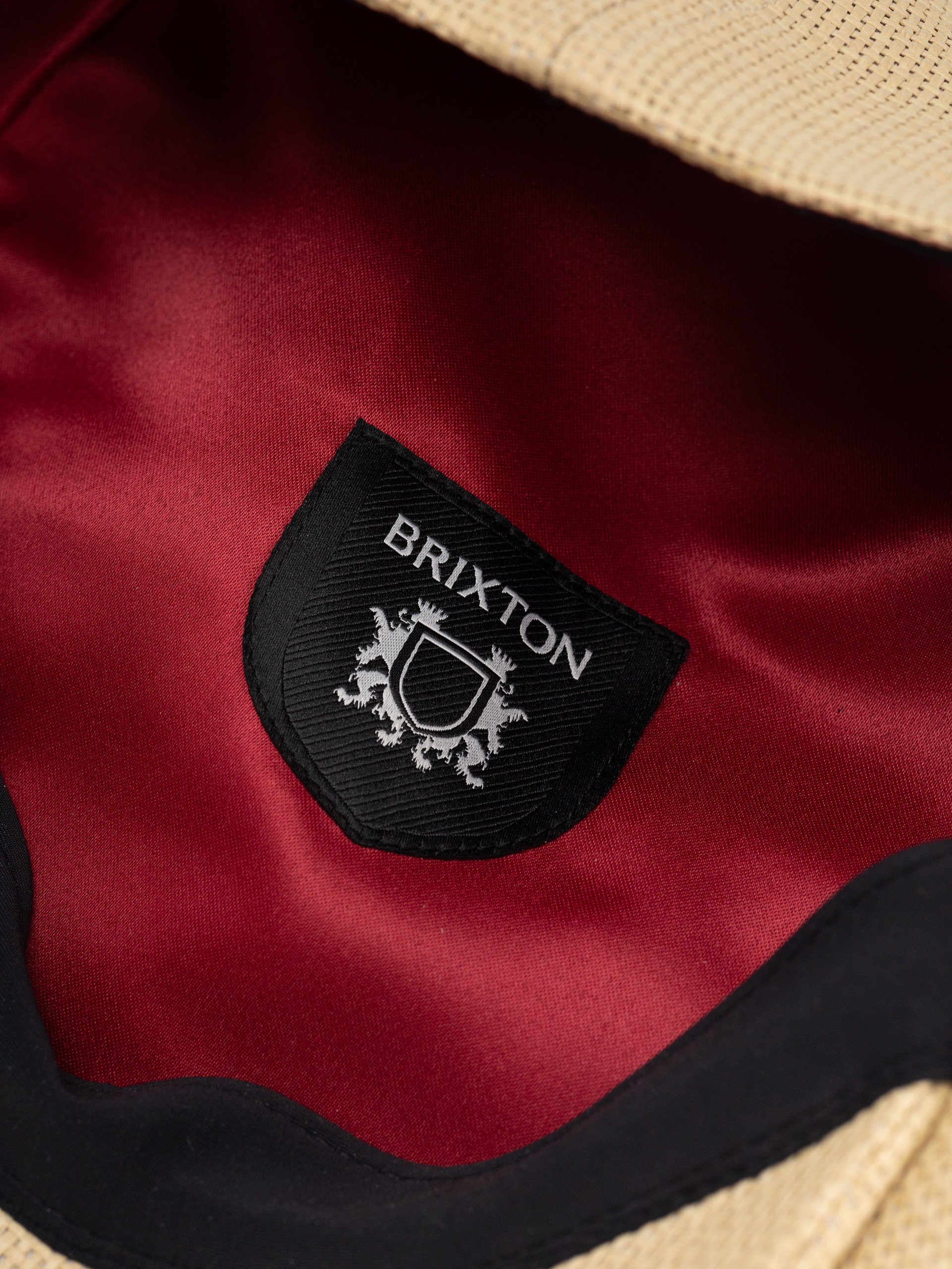 Klobouk s kšiltem Brixton Brood Lw Snap Cap (dark tan straw)