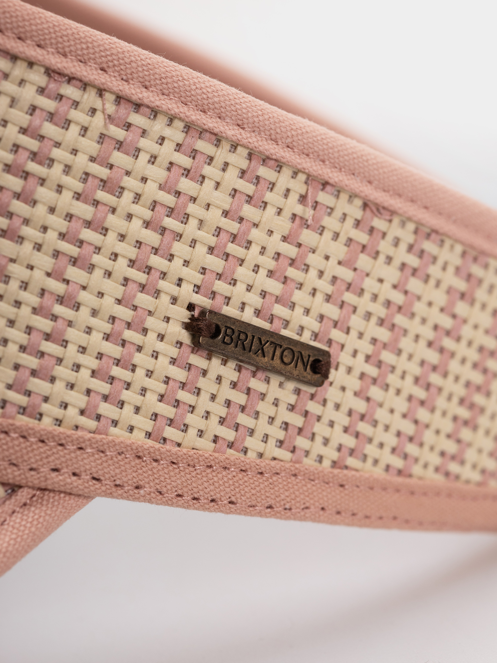 Kšiltovka  Brixton Newport Straw Visor Wmn (italian clay natural)