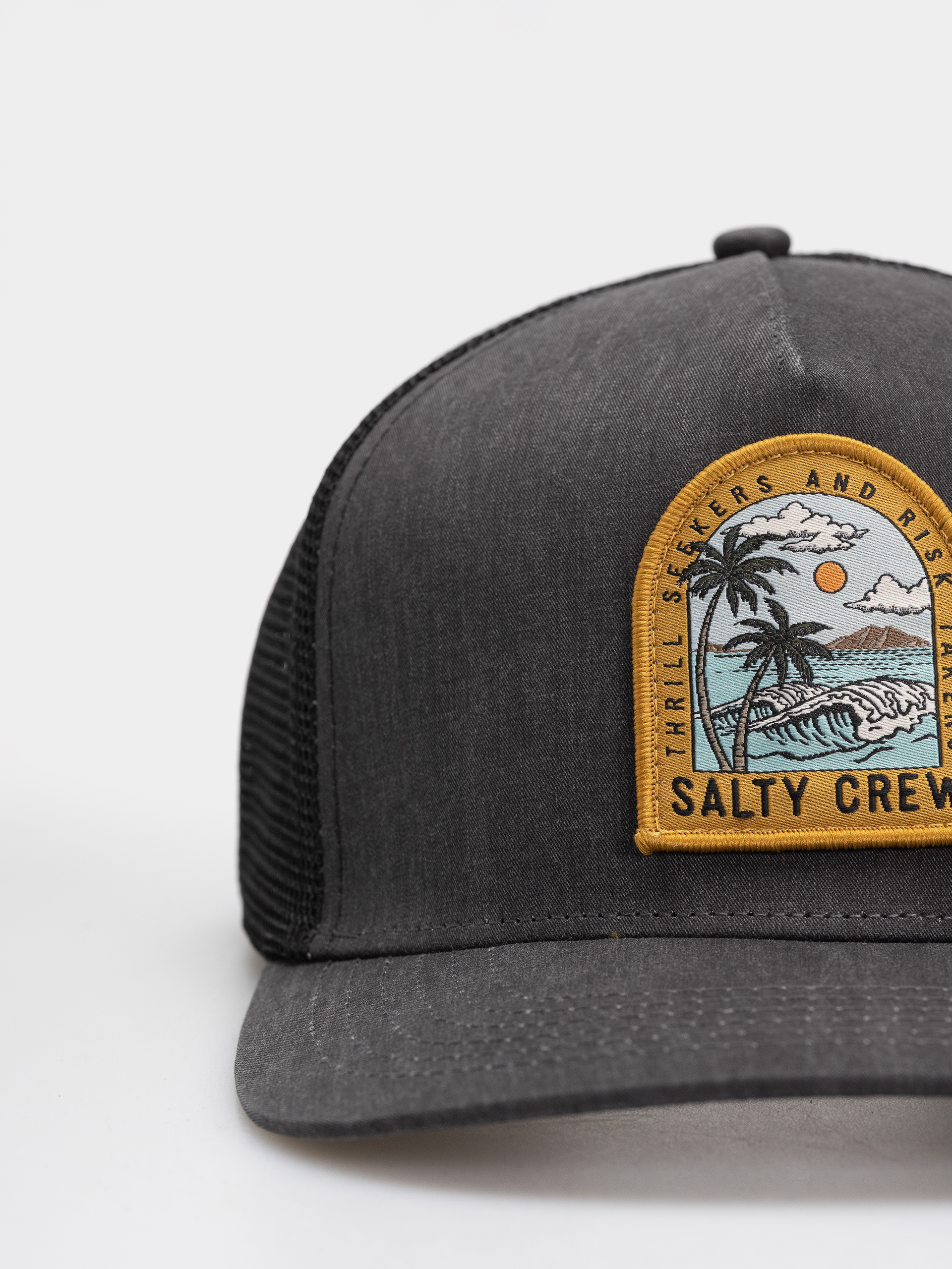 Kšiltovka  Salty Crew Archway Trucker (black)