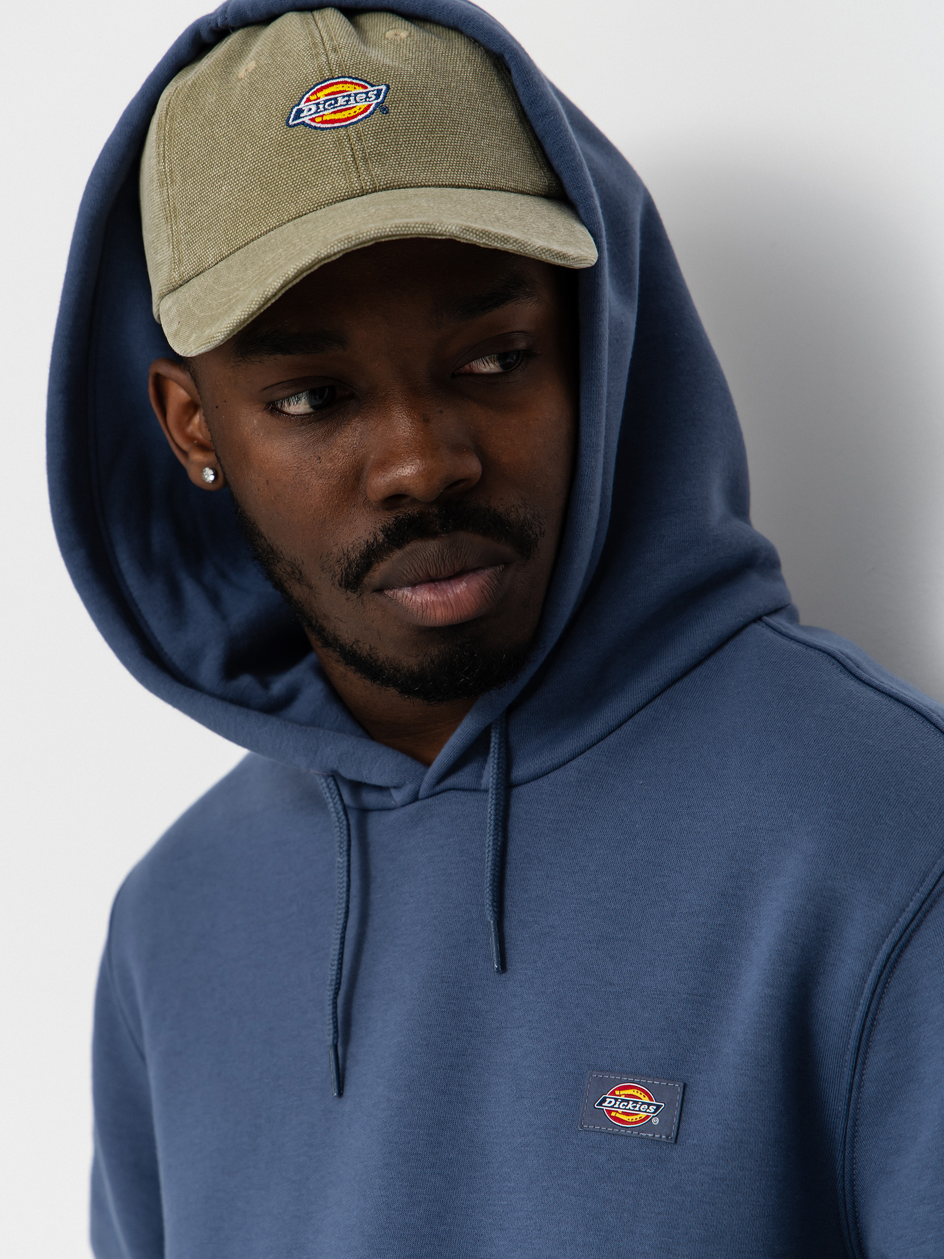 Mikina s kapucí Dickies Oakport HD (retro indigo)