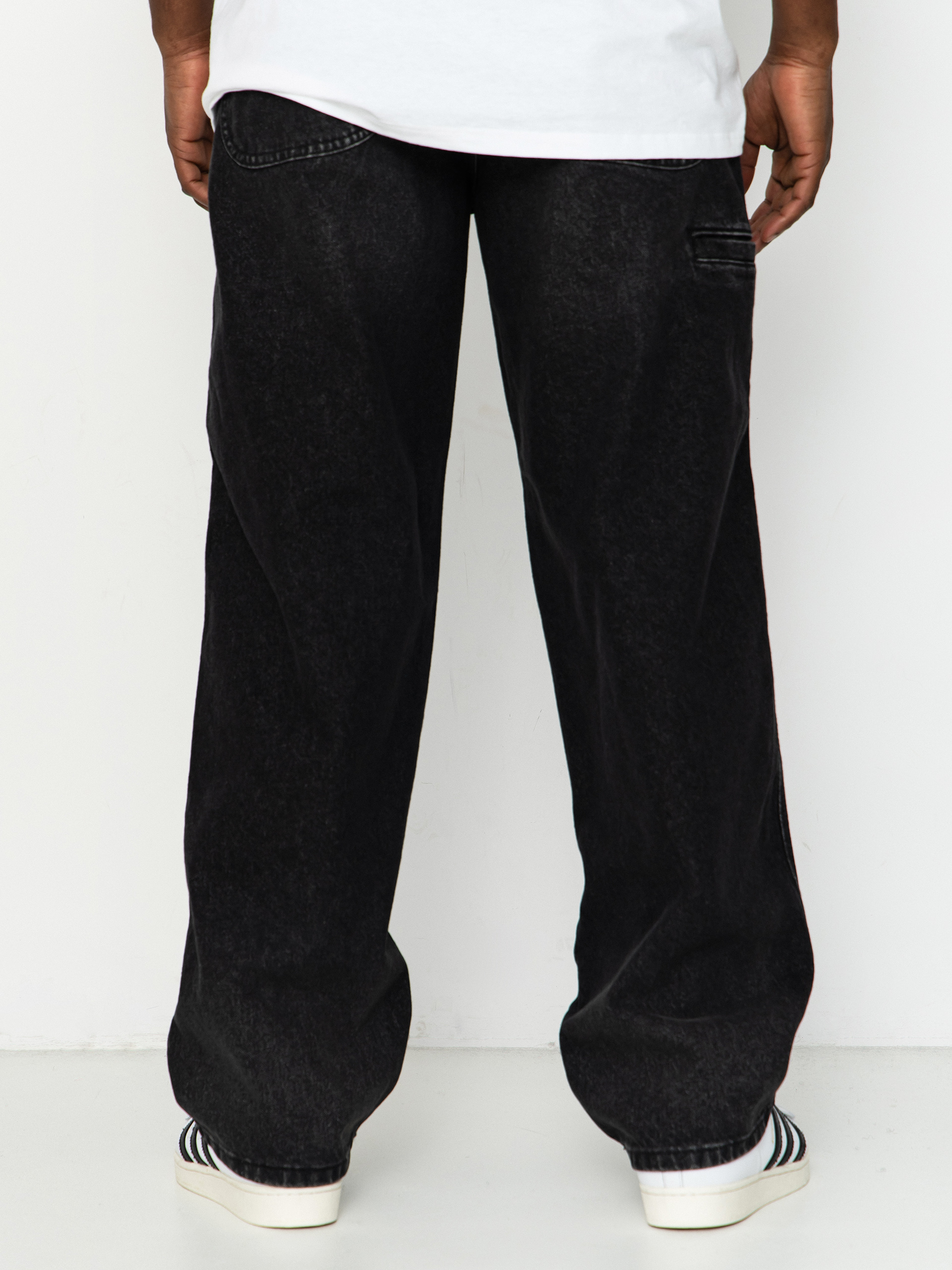 Kalhoty Dickies 958 Baggy Tapered Work (black wash faded)