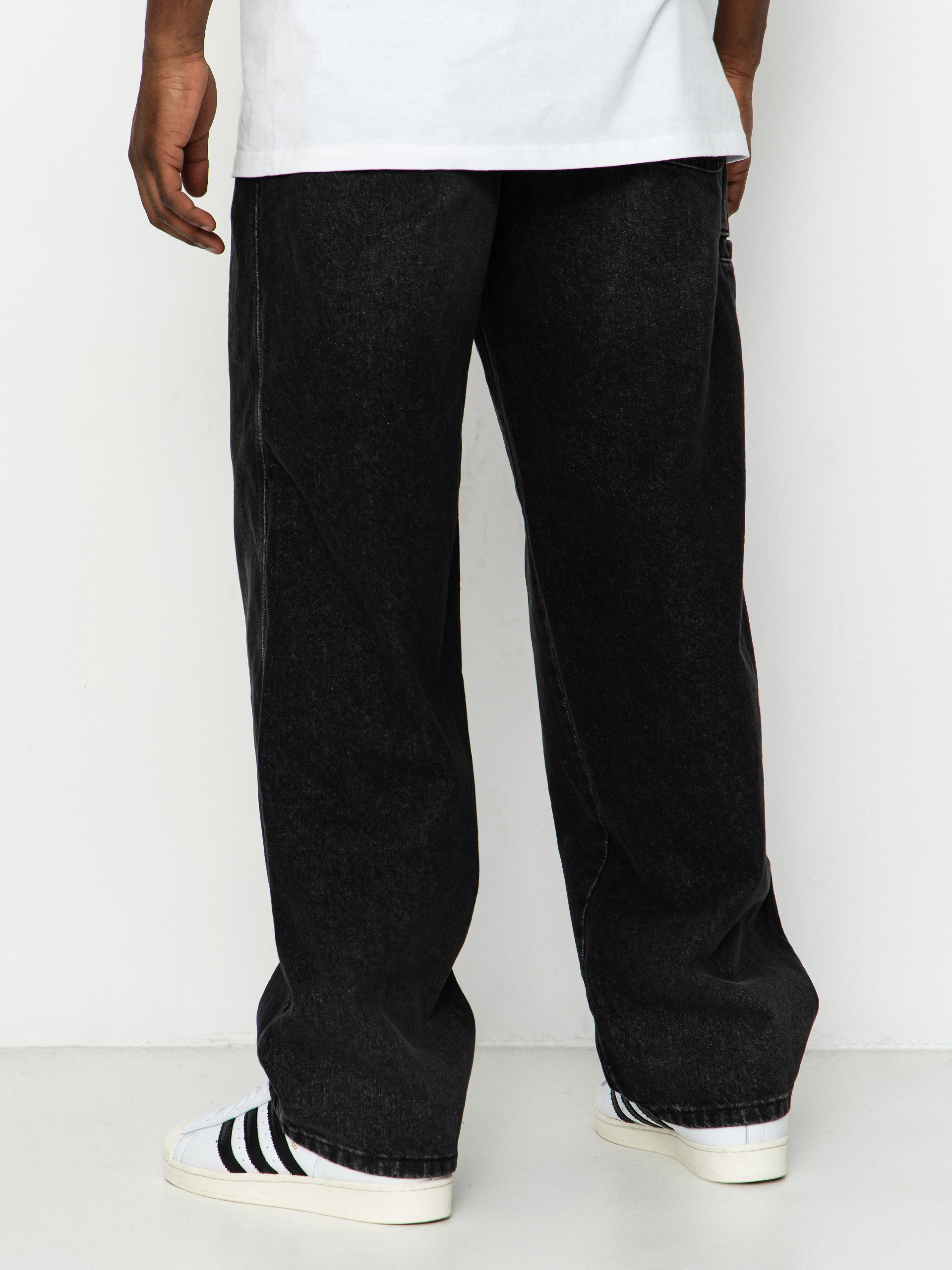 Kalhoty Dickies 958 Baggy Tapered Work (black wash faded)
