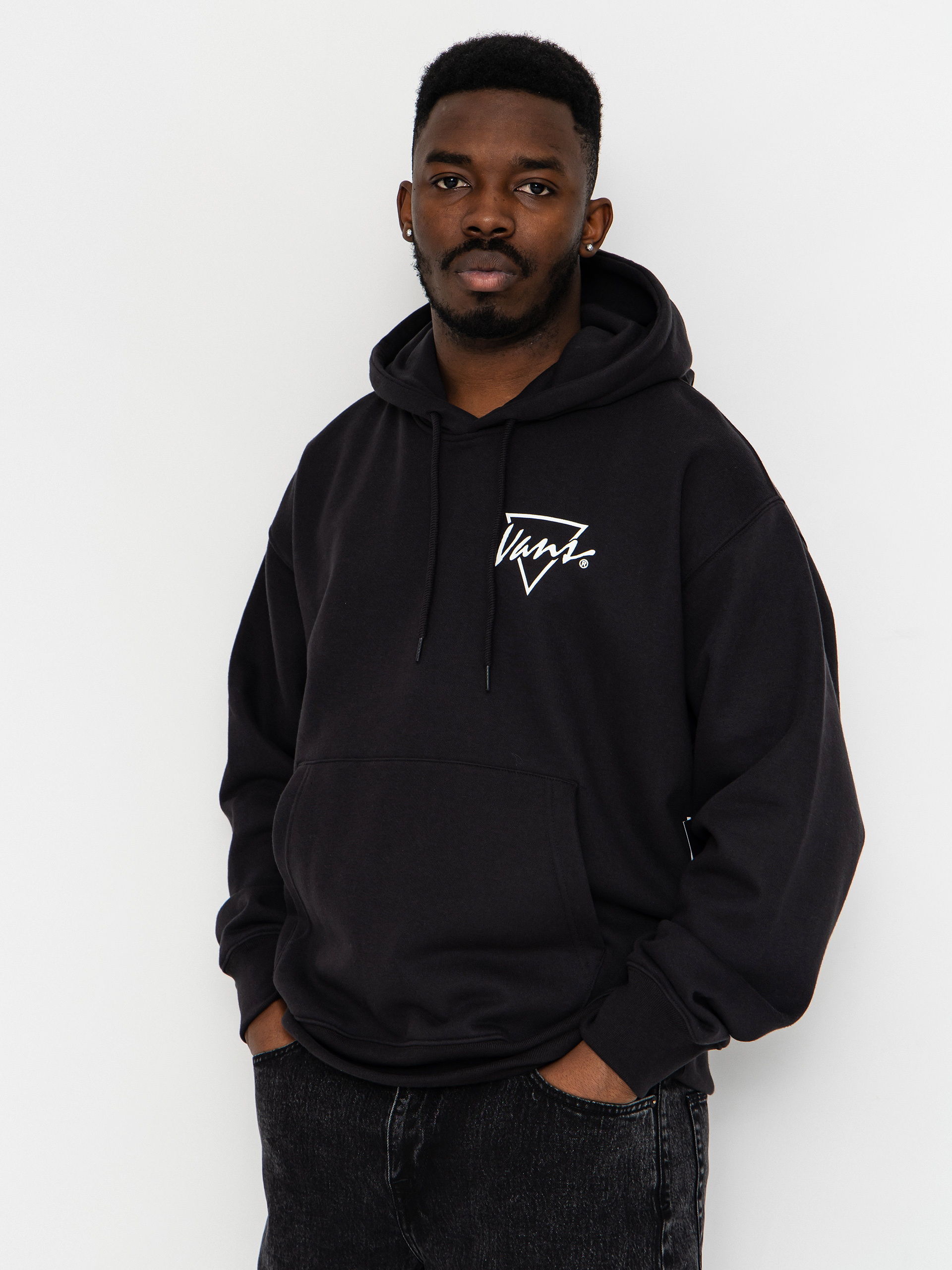 Mikina s kapucí Vans Palm Drive HD (black)