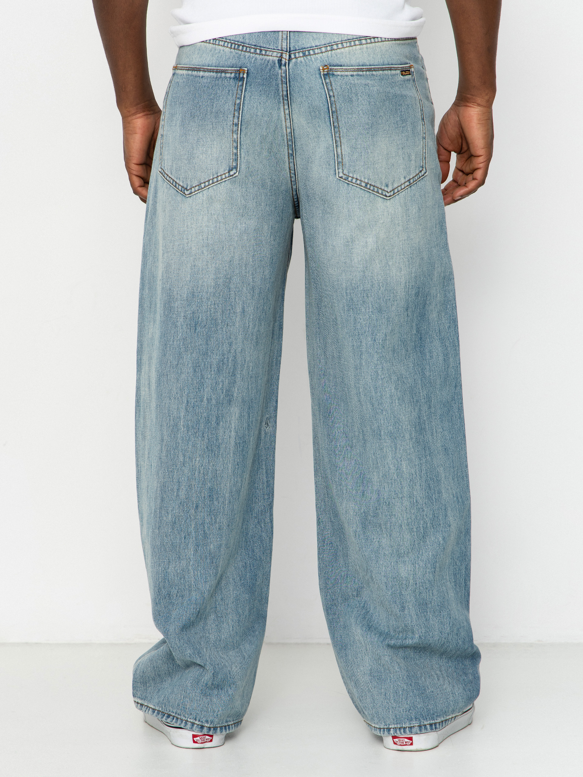 Kalhoty Volcom Beeggys Wmn (dusty blue wash)