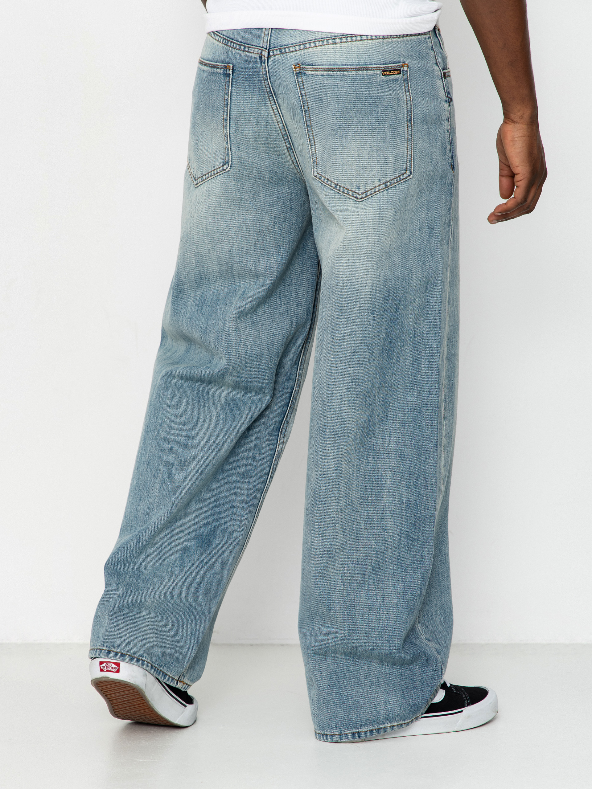 Kalhoty Volcom Beeggys Wmn (dusty blue wash)