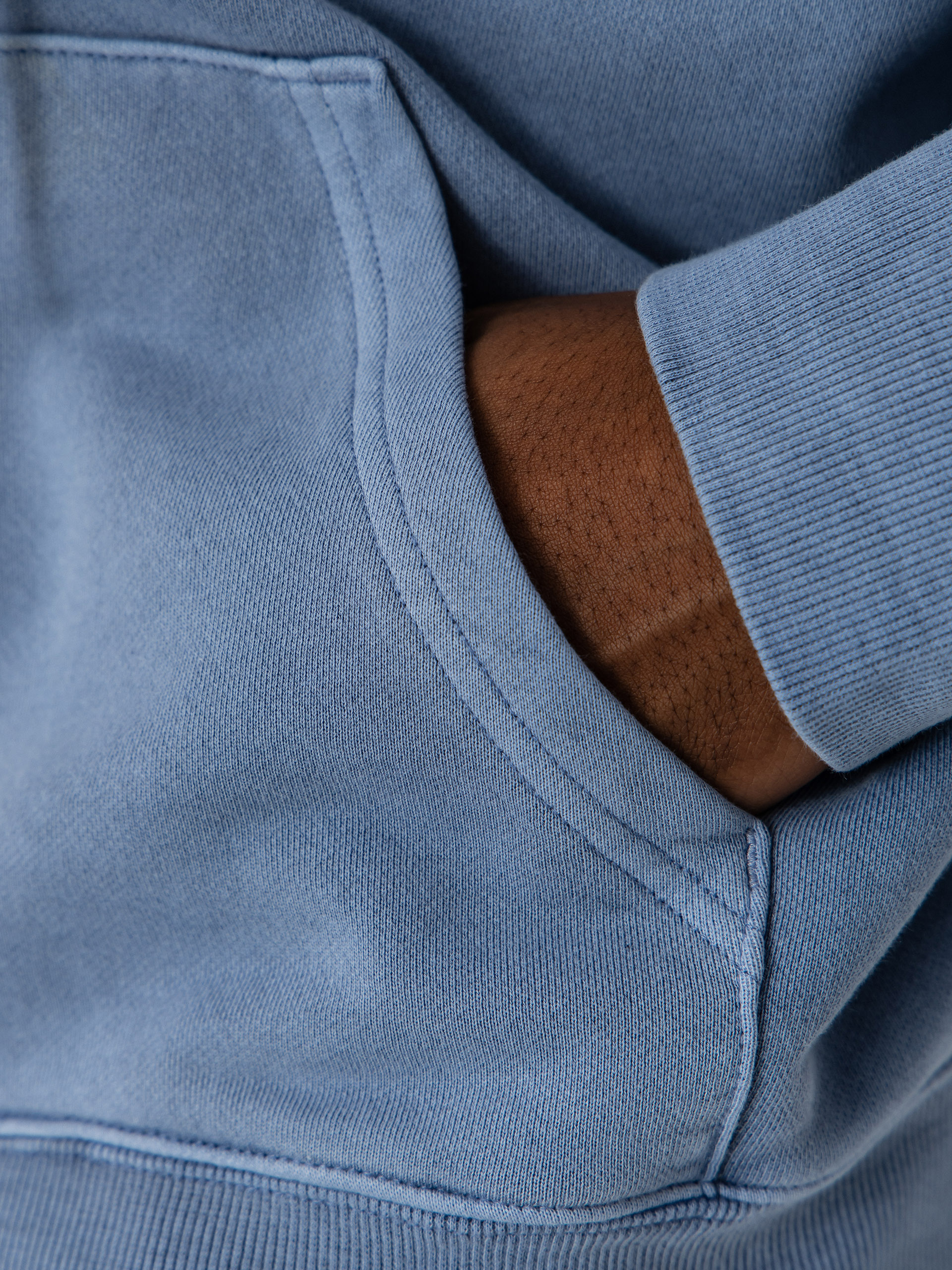 Mikina s kapucí Carhartt WIP Nelson ZHD (gentle blue)