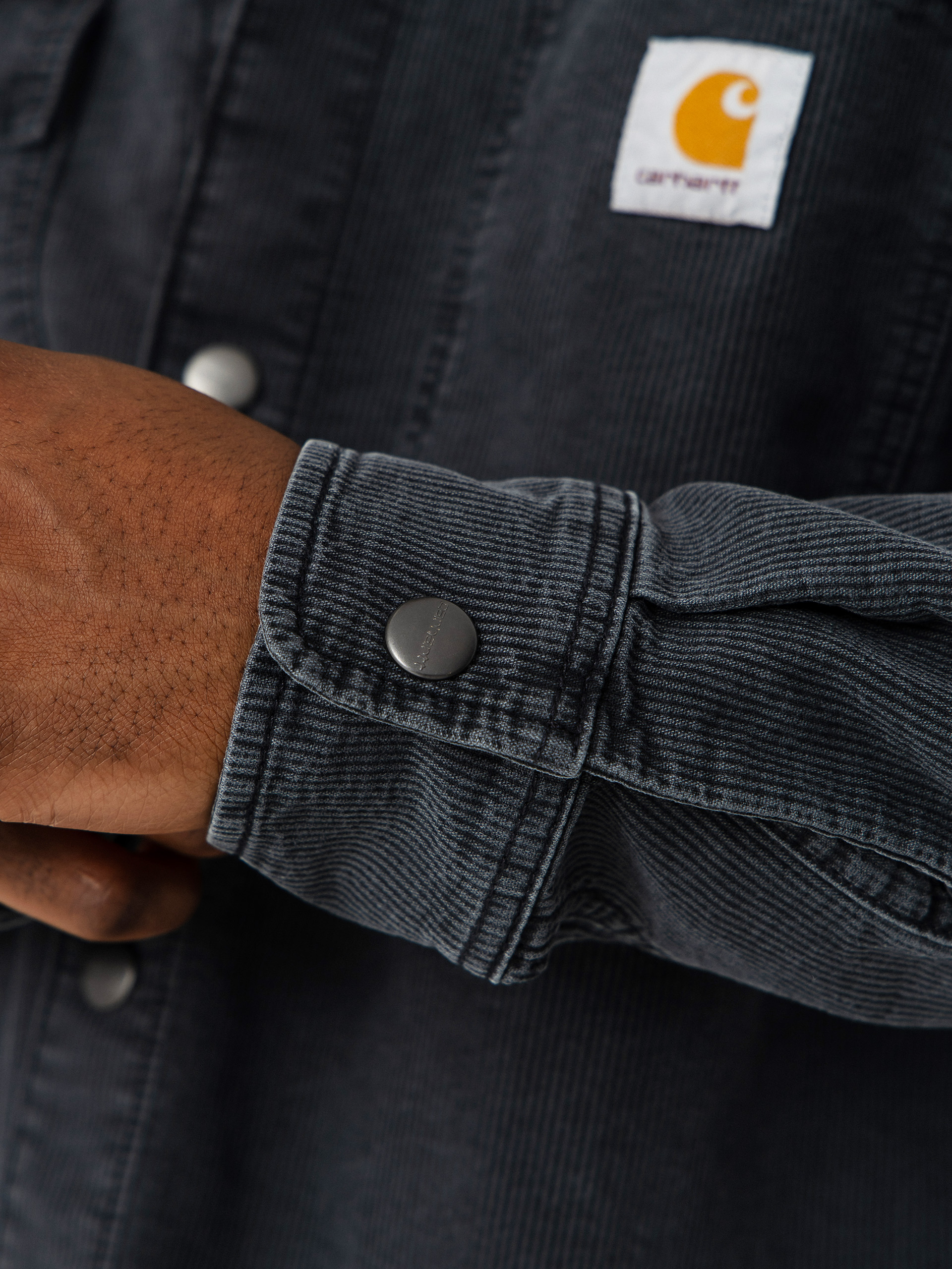 Bunda Carhartt WIP Parrish (obsidian)