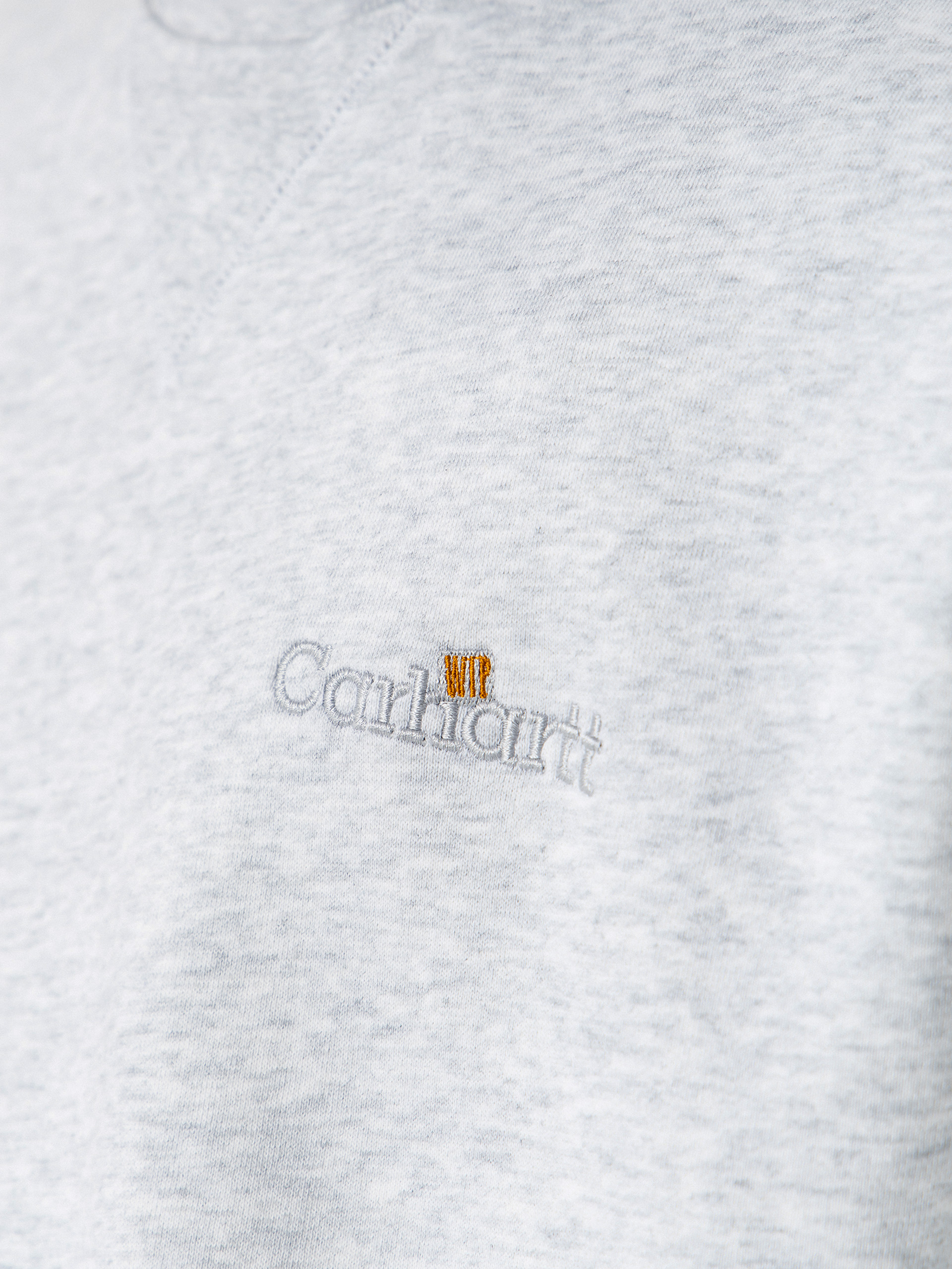 Mikina Carhartt WIP WIP Label (ash heather)