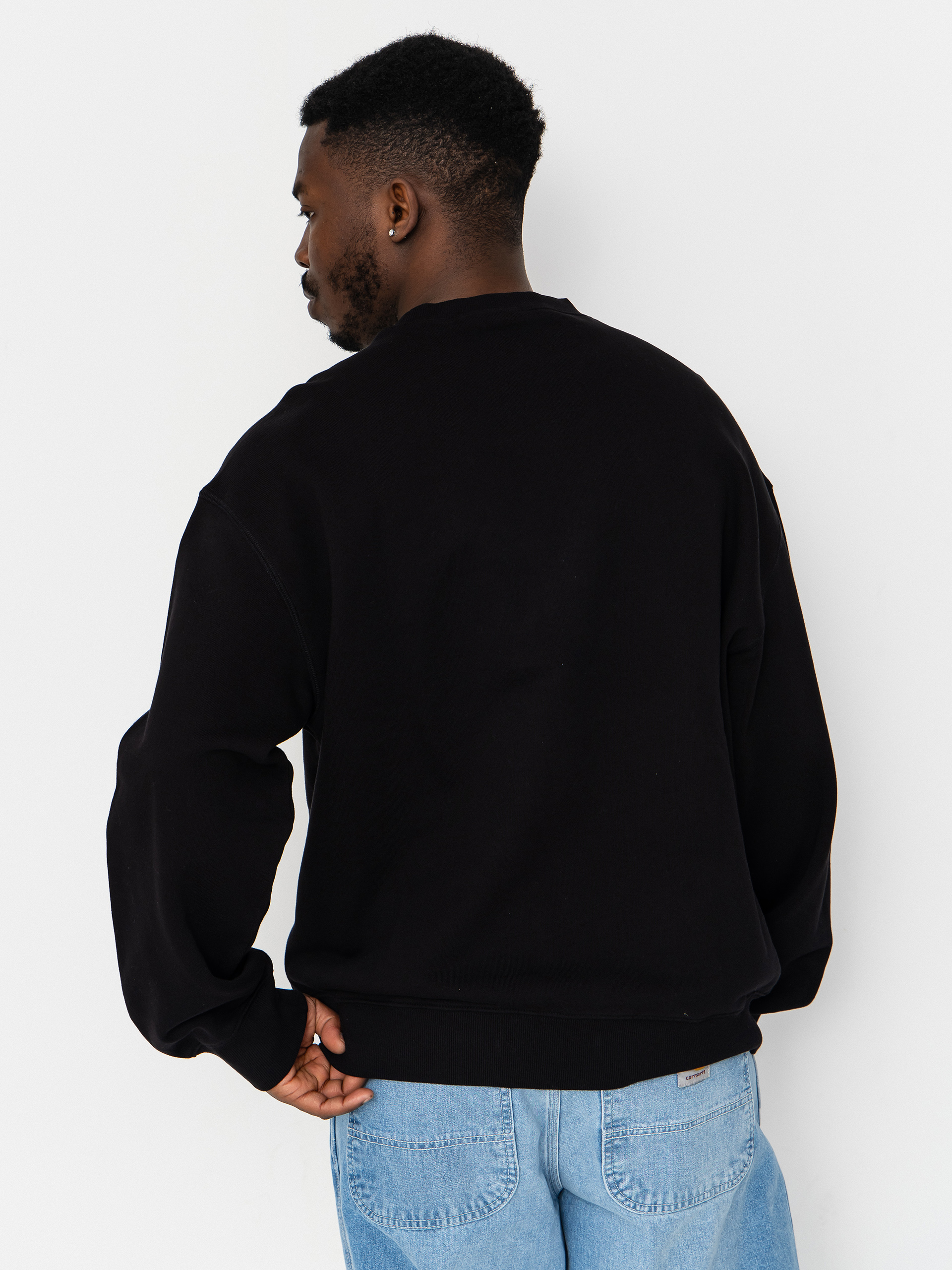 Mikina Carhartt WIP WIP Label (black)