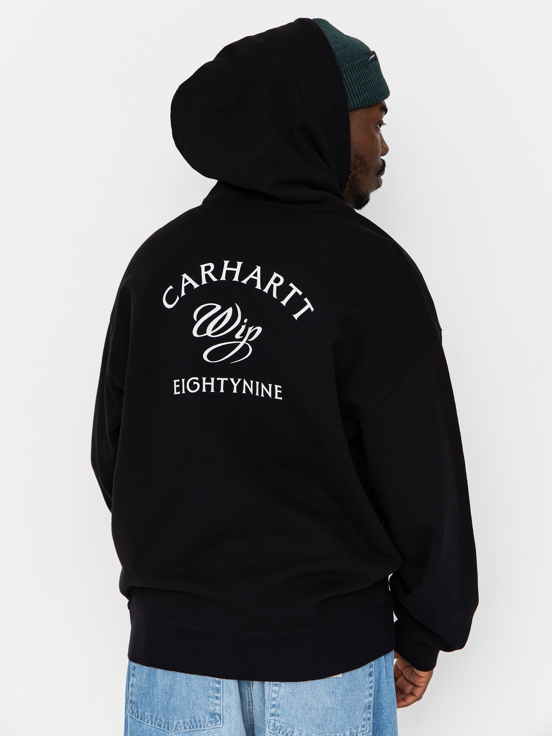 Mikina s kapucí Carhartt WIP Eightynine ZHD (black)