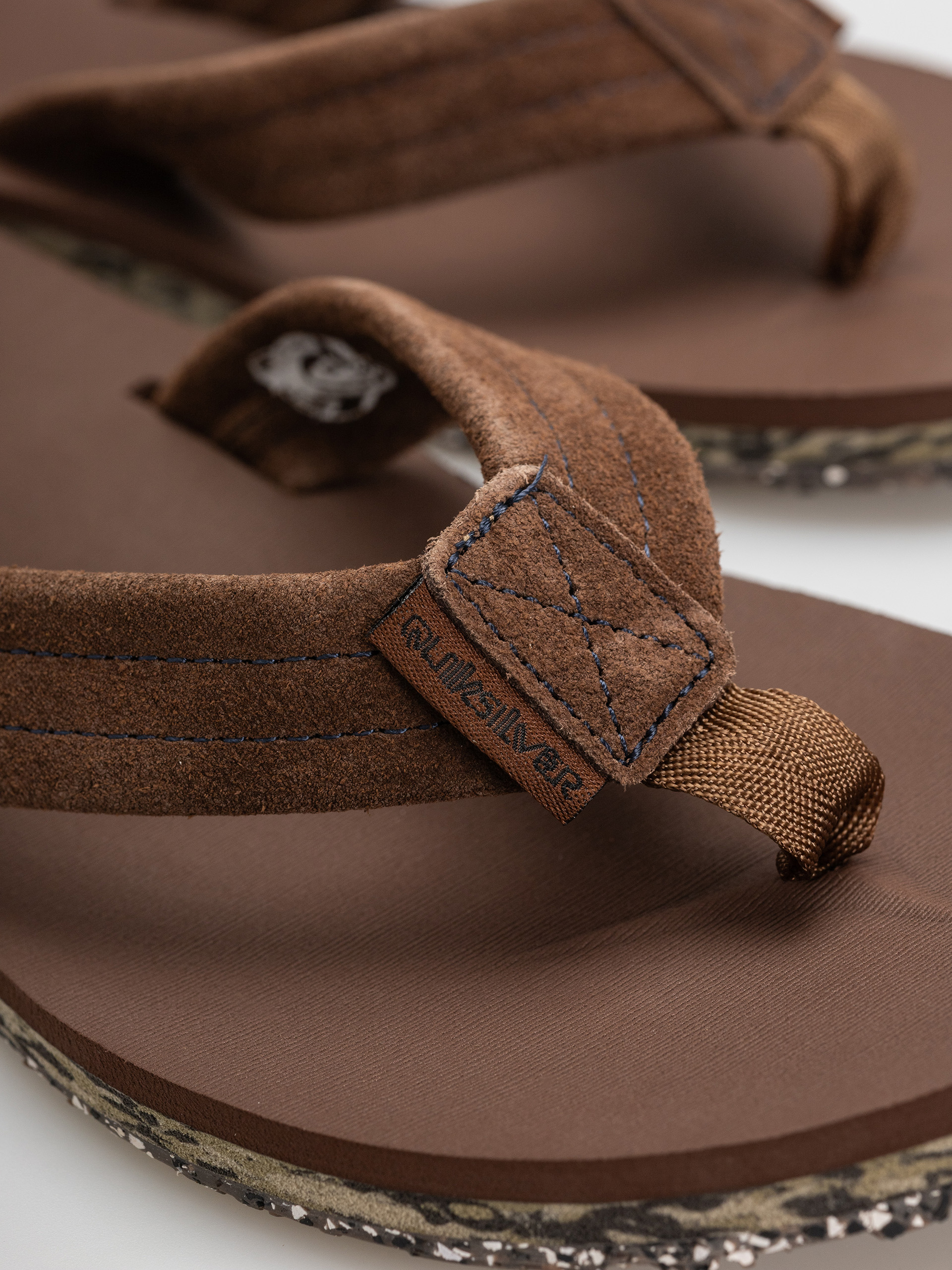 Plážovky Quiksilver Carver Suede Recycled (brown)