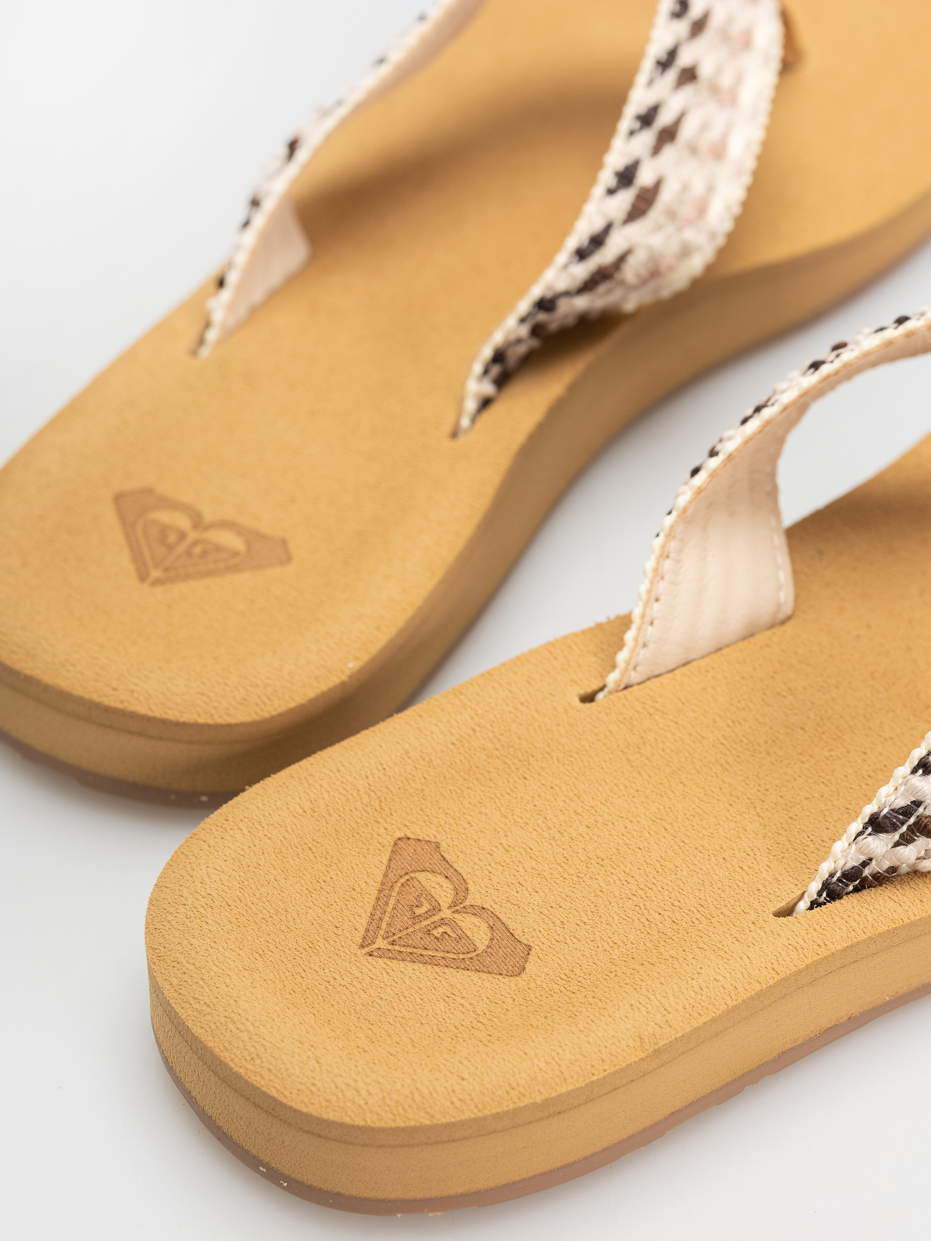 Plážovky Roxy Porto Rope Wmn (light brown/brown)