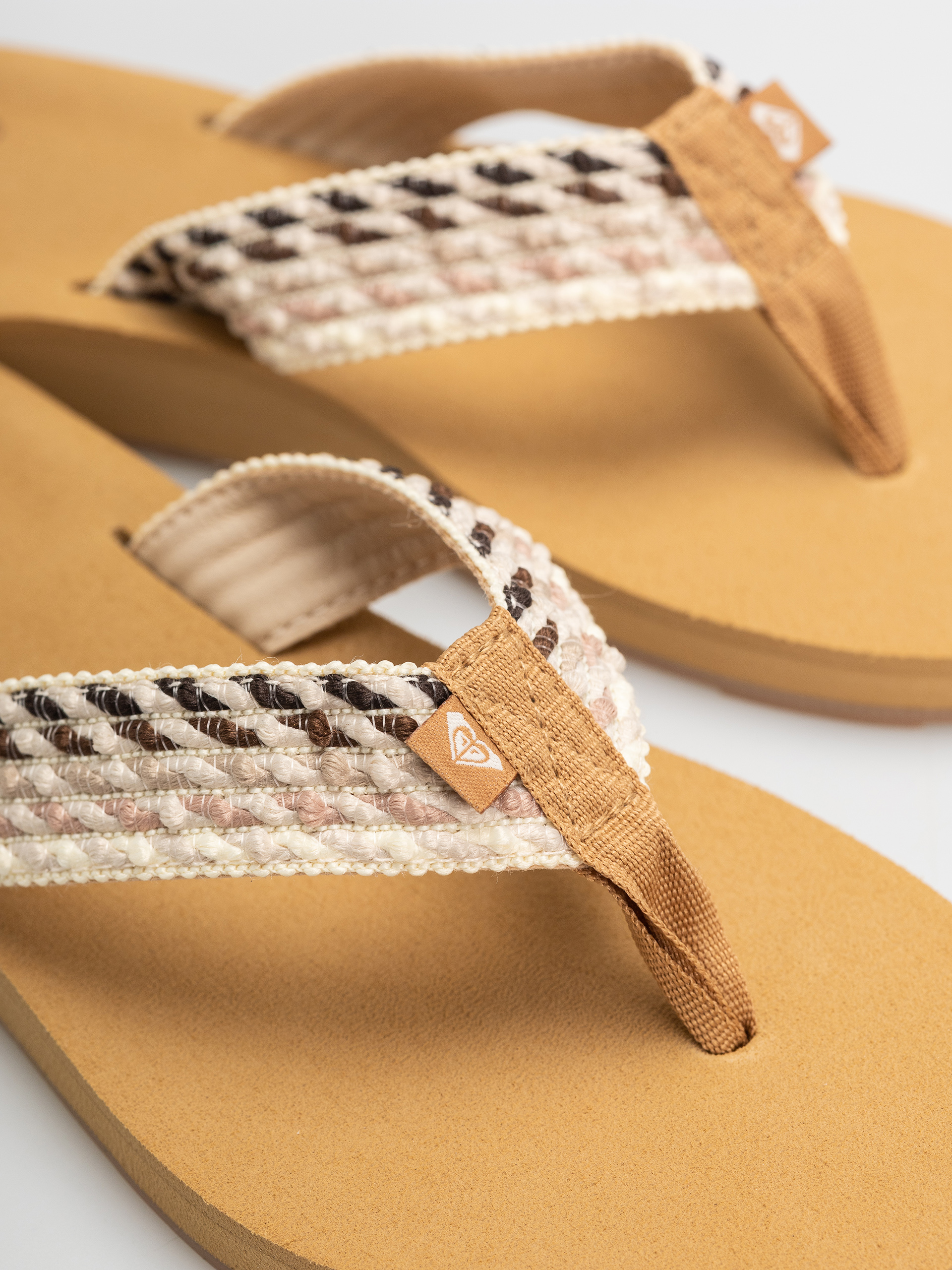 Plážovky Roxy Porto Rope Wmn (light brown/brown)