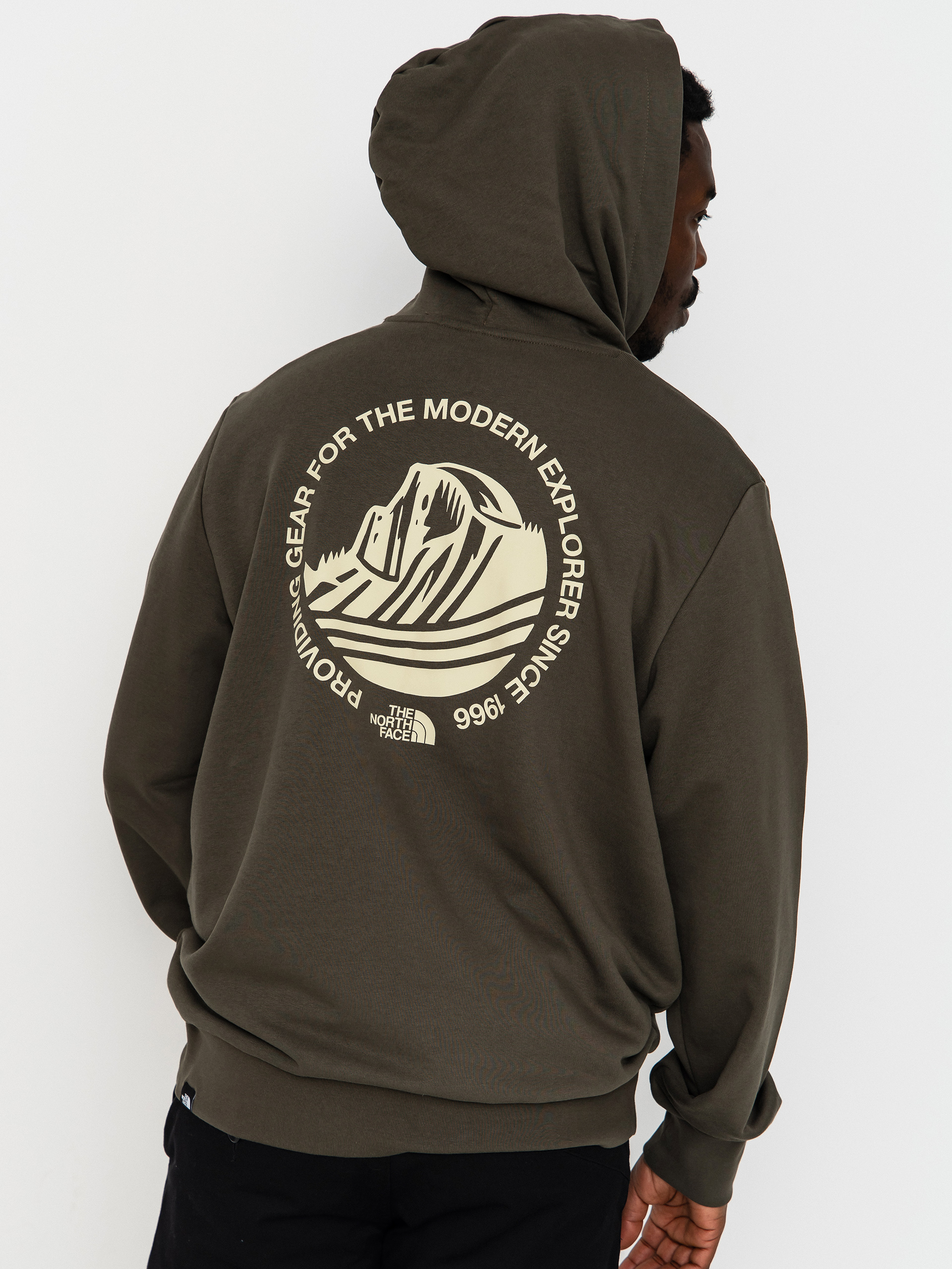 Mikina s kapucí The North Face Monte HD (new taupe green)