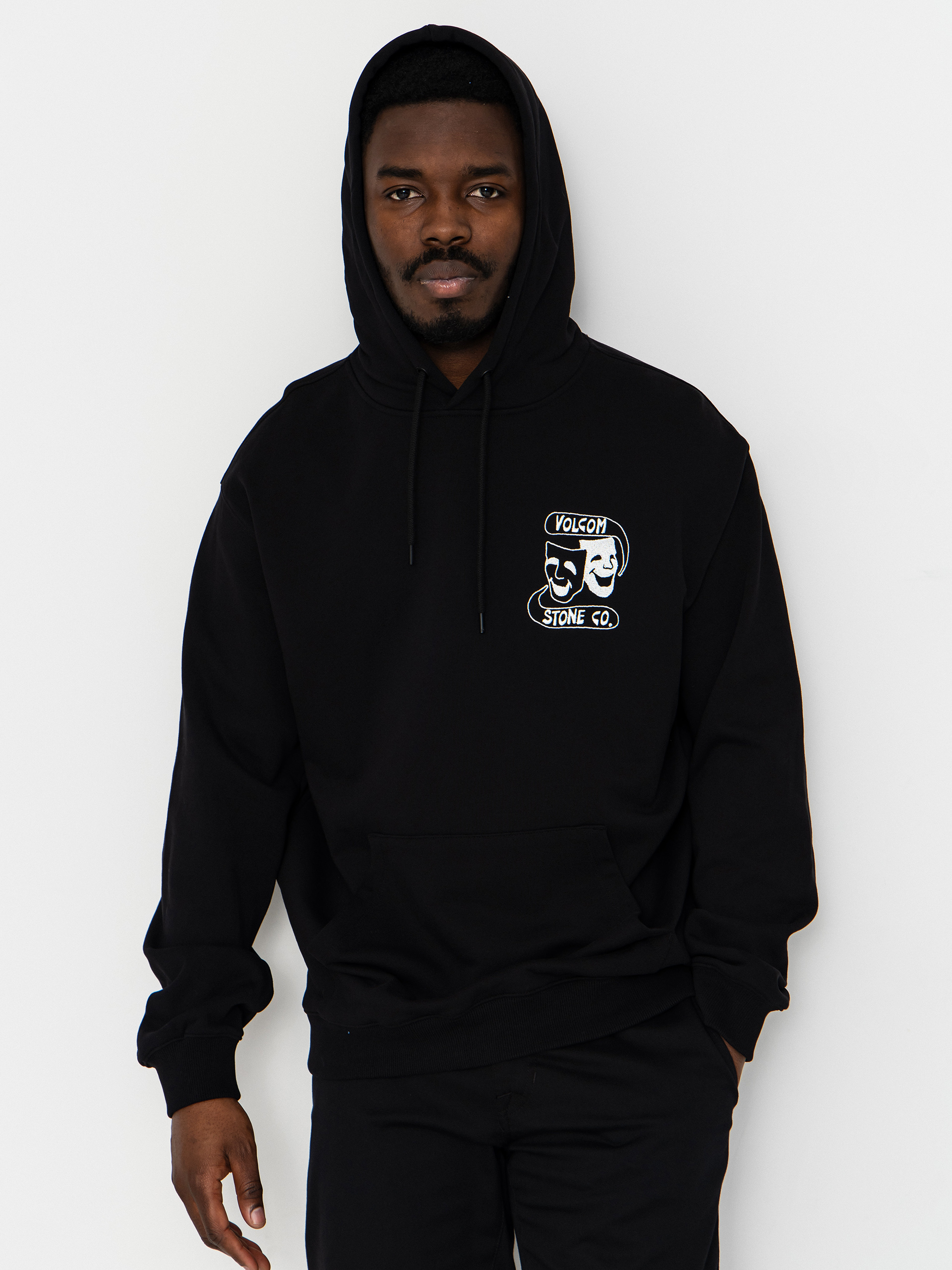 Mikina s kapucí Volcom Handerry HD (black)