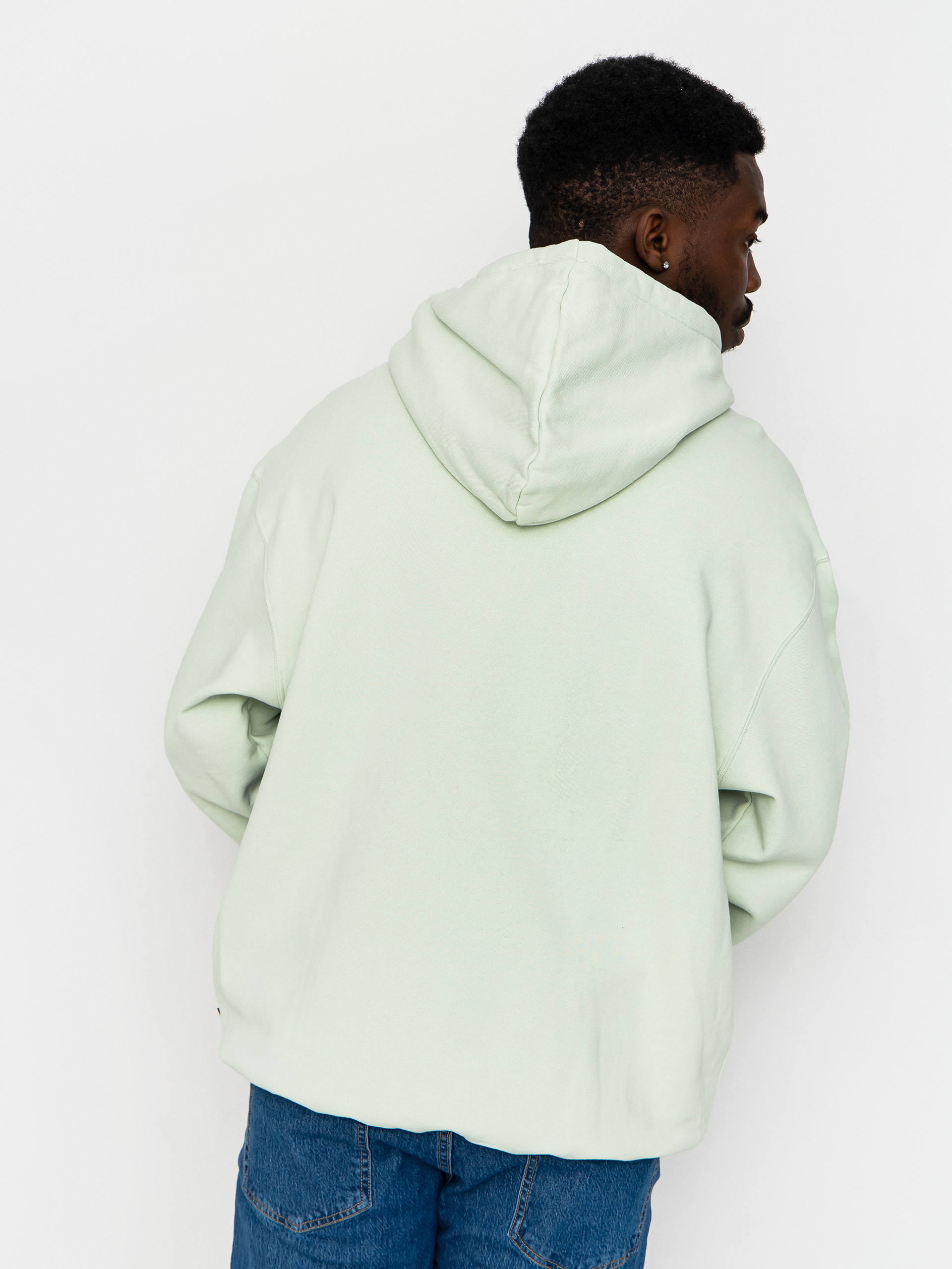 Mikina s kapucí Volcom Single Stone HD (pale aqua)