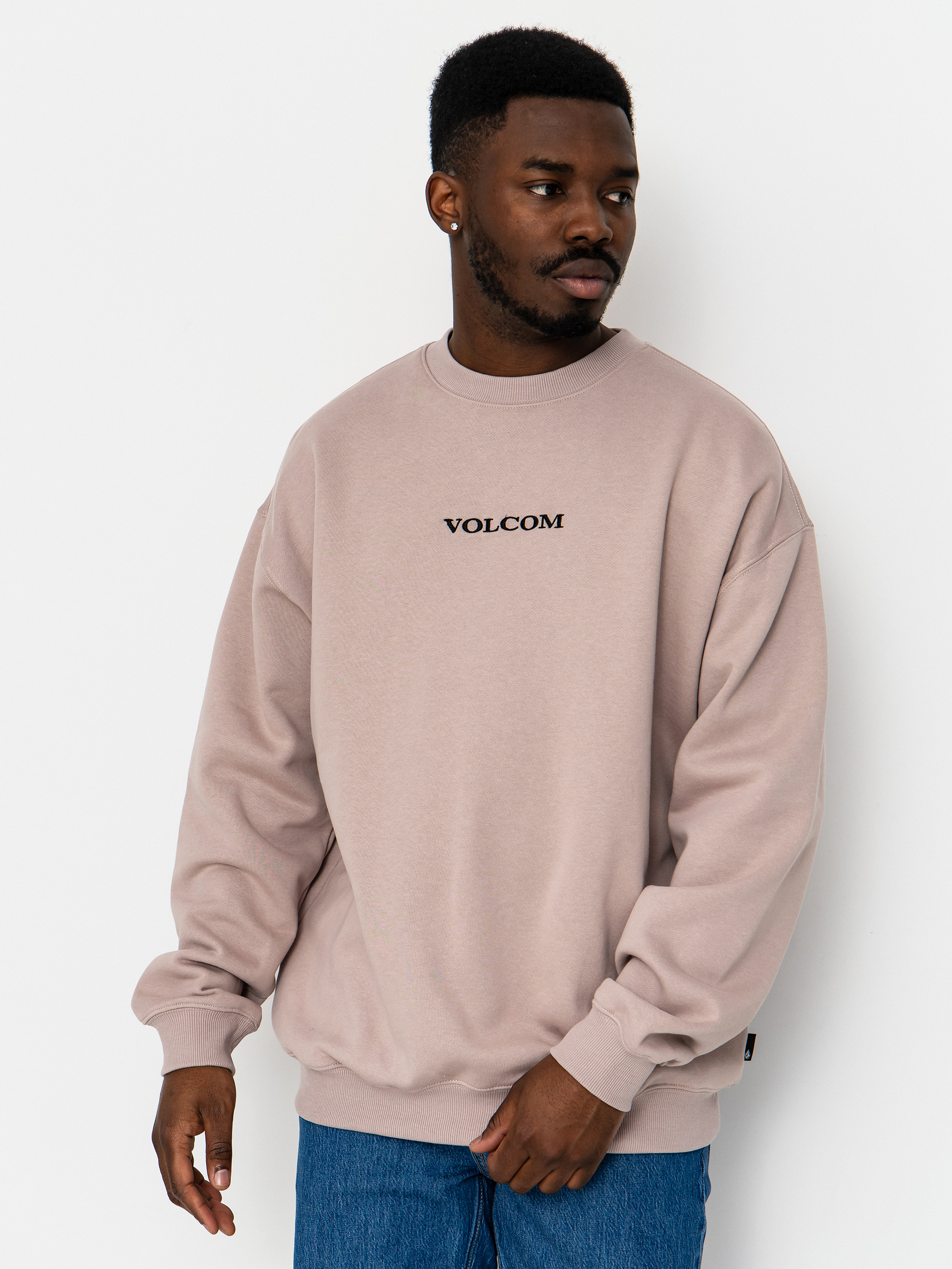 Mikina Volcom Volcom Stone Crew (bark brown)