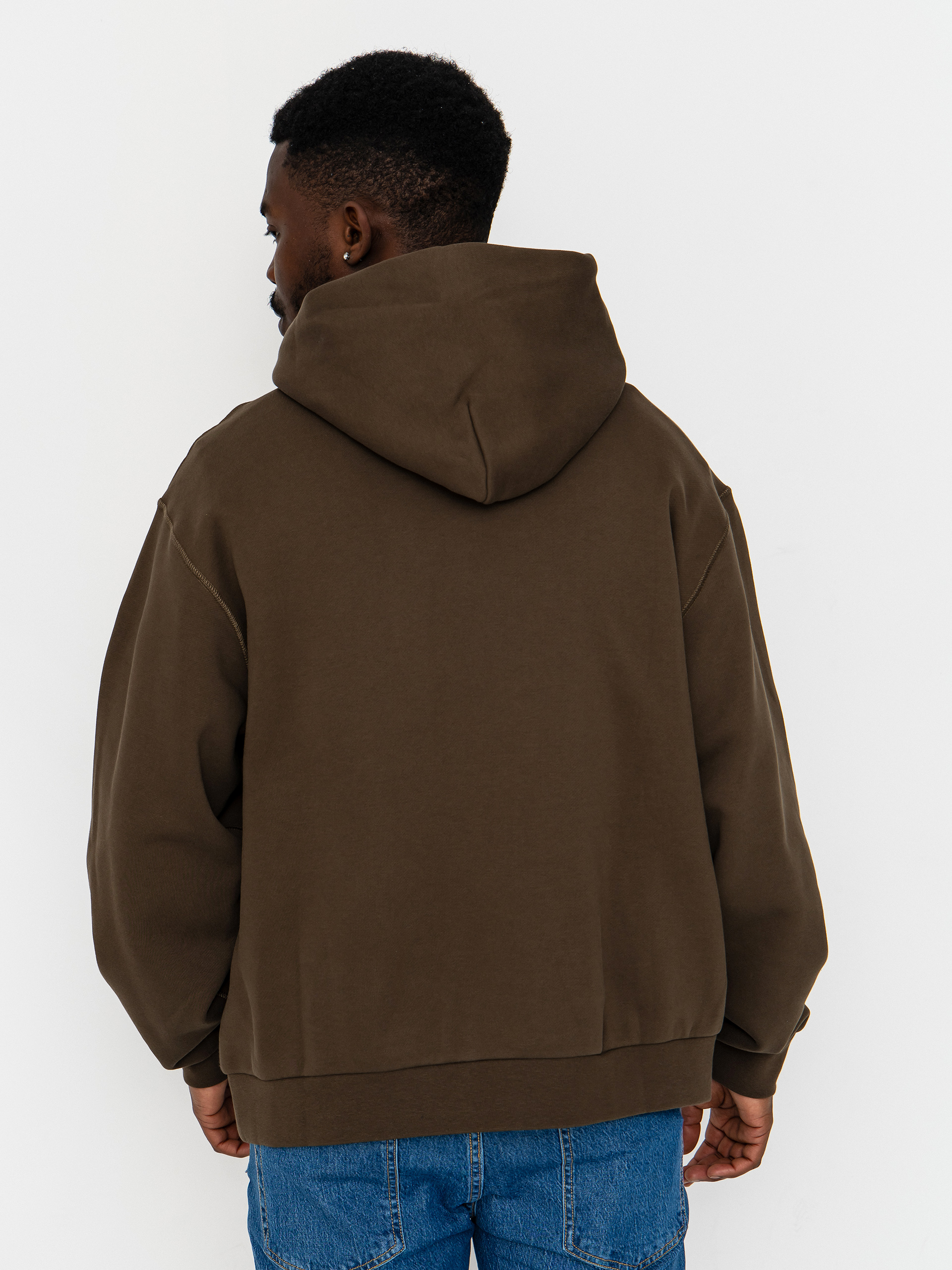 Mikina s kapucí Nike SB Essential Logo HD (dark hazel/white)