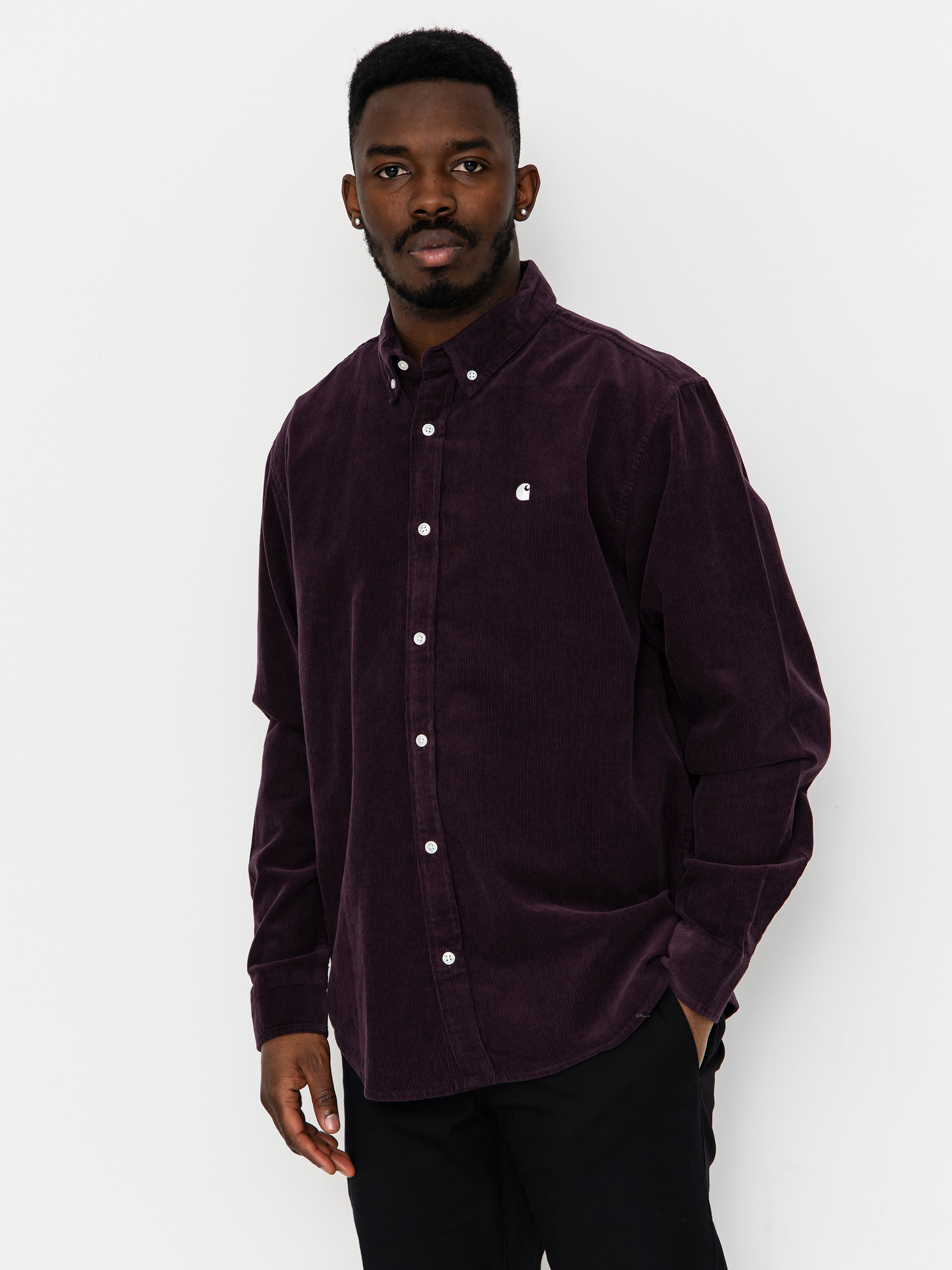 Kou0161ile Carhartt WIP Madison Fine Cord (cozy purple/wax)