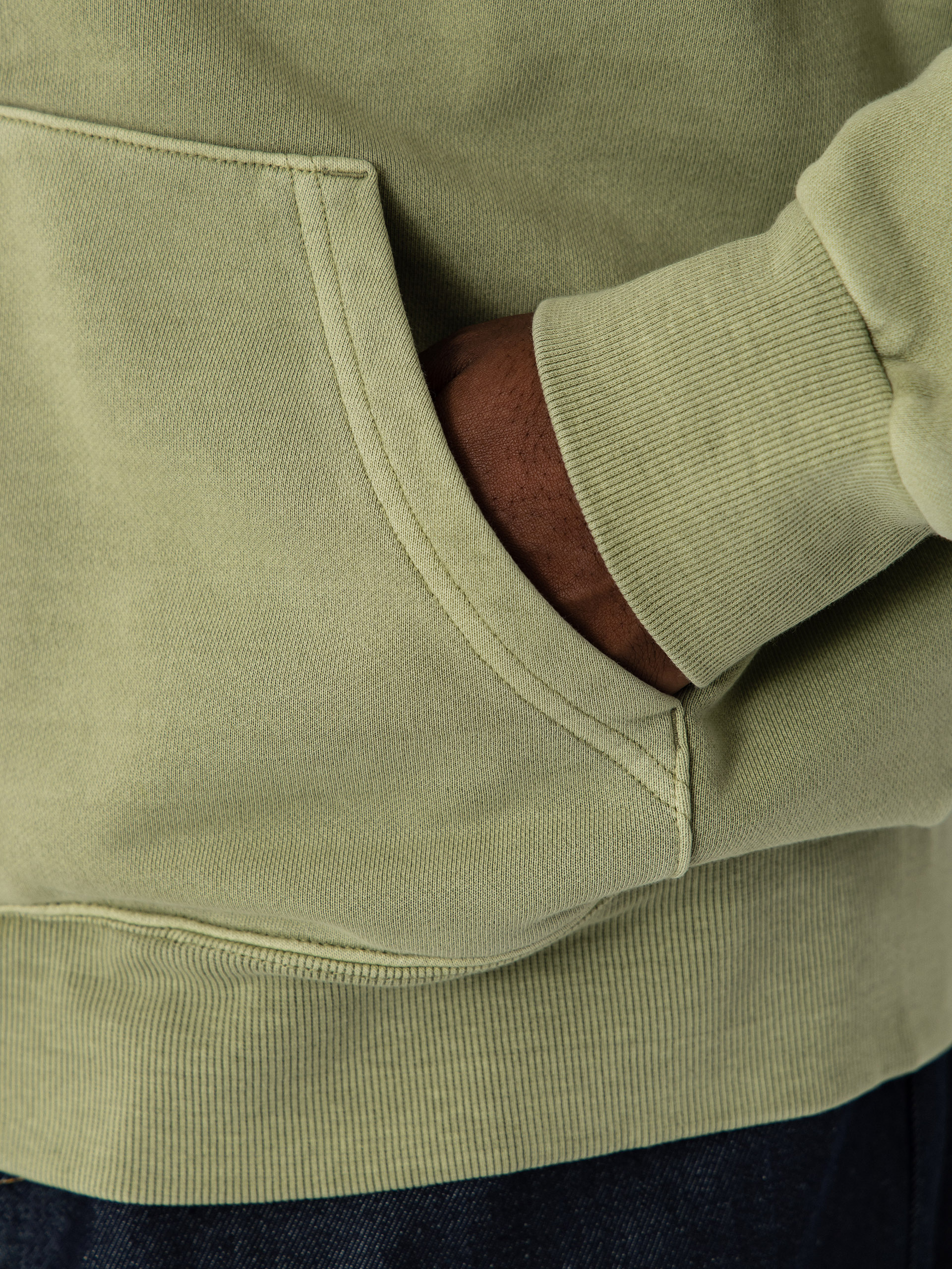 Mikina s kapucí Carhartt WIP Nelson ZHD (gentle green)