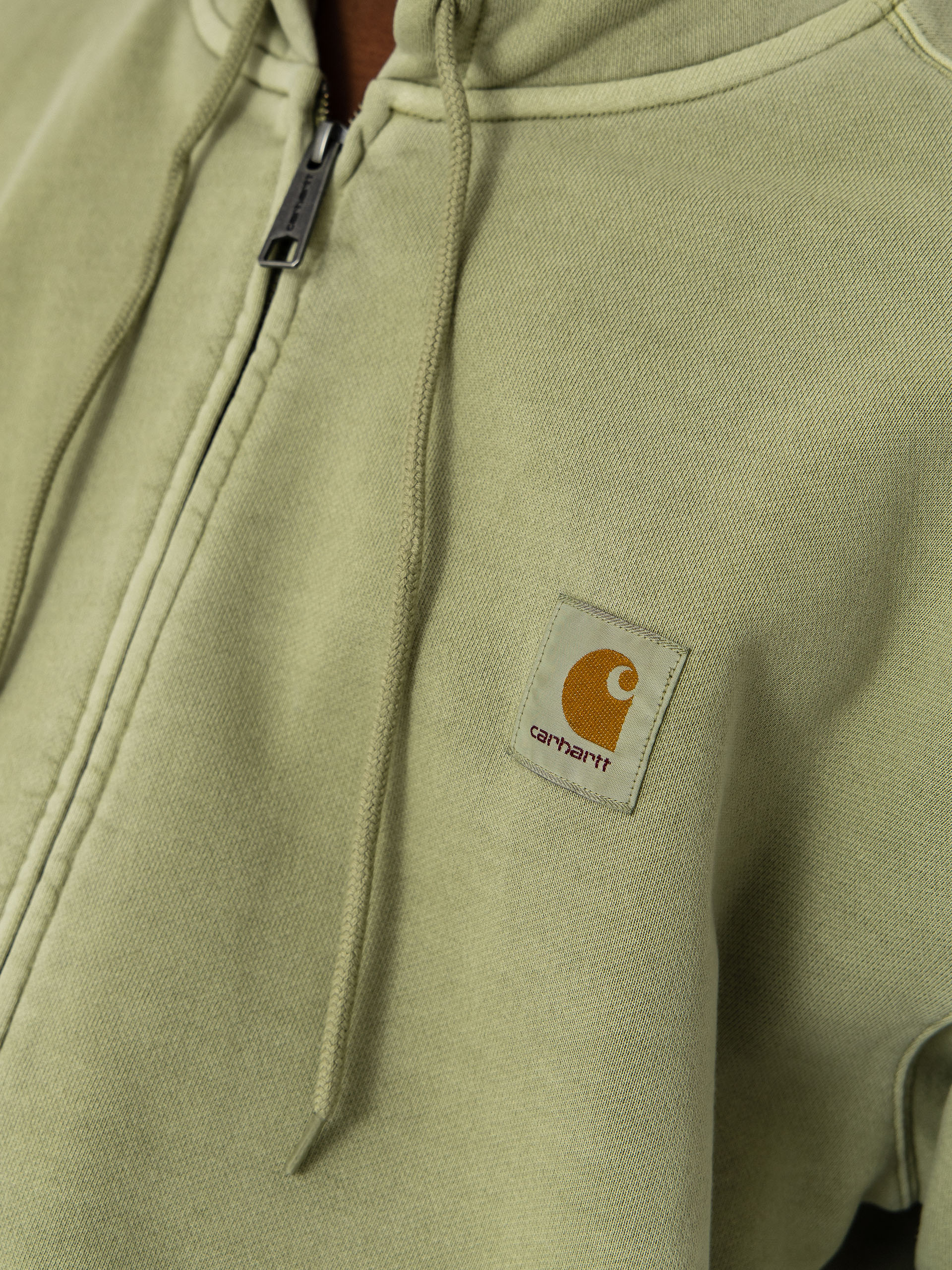 Mikina s kapucí Carhartt WIP Nelson ZHD (gentle green)