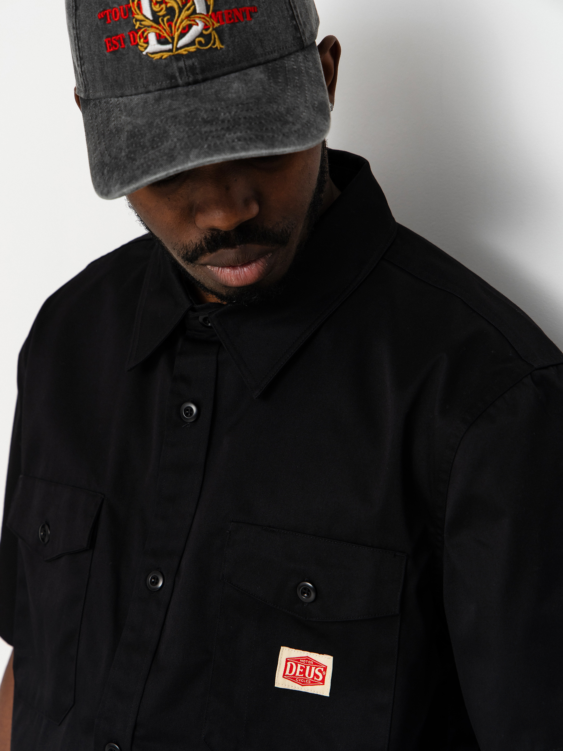 Košile Deus Ex Machina Service (black)