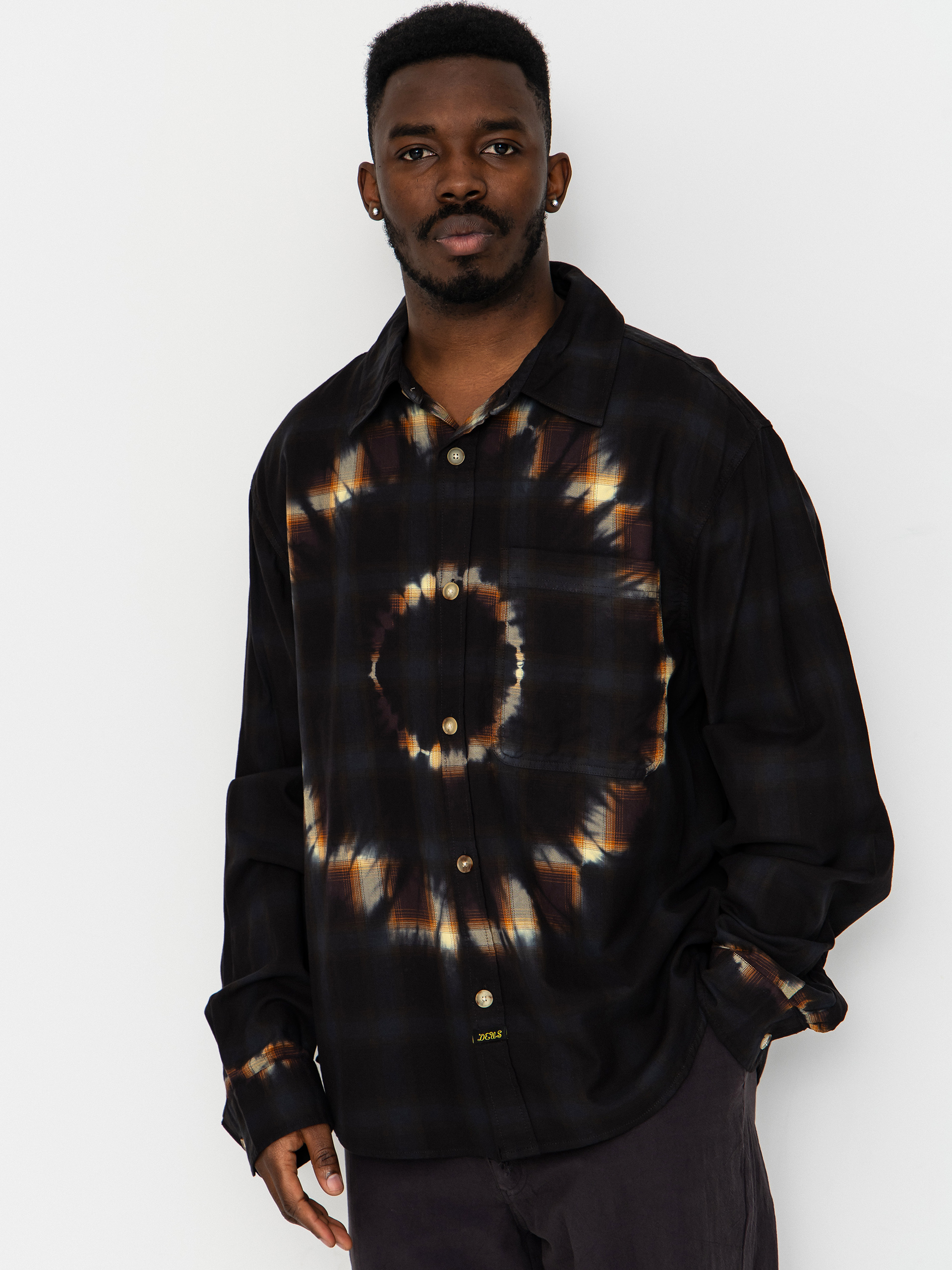 Košile Deus Ex Machina Vicizous (nightingale brown)