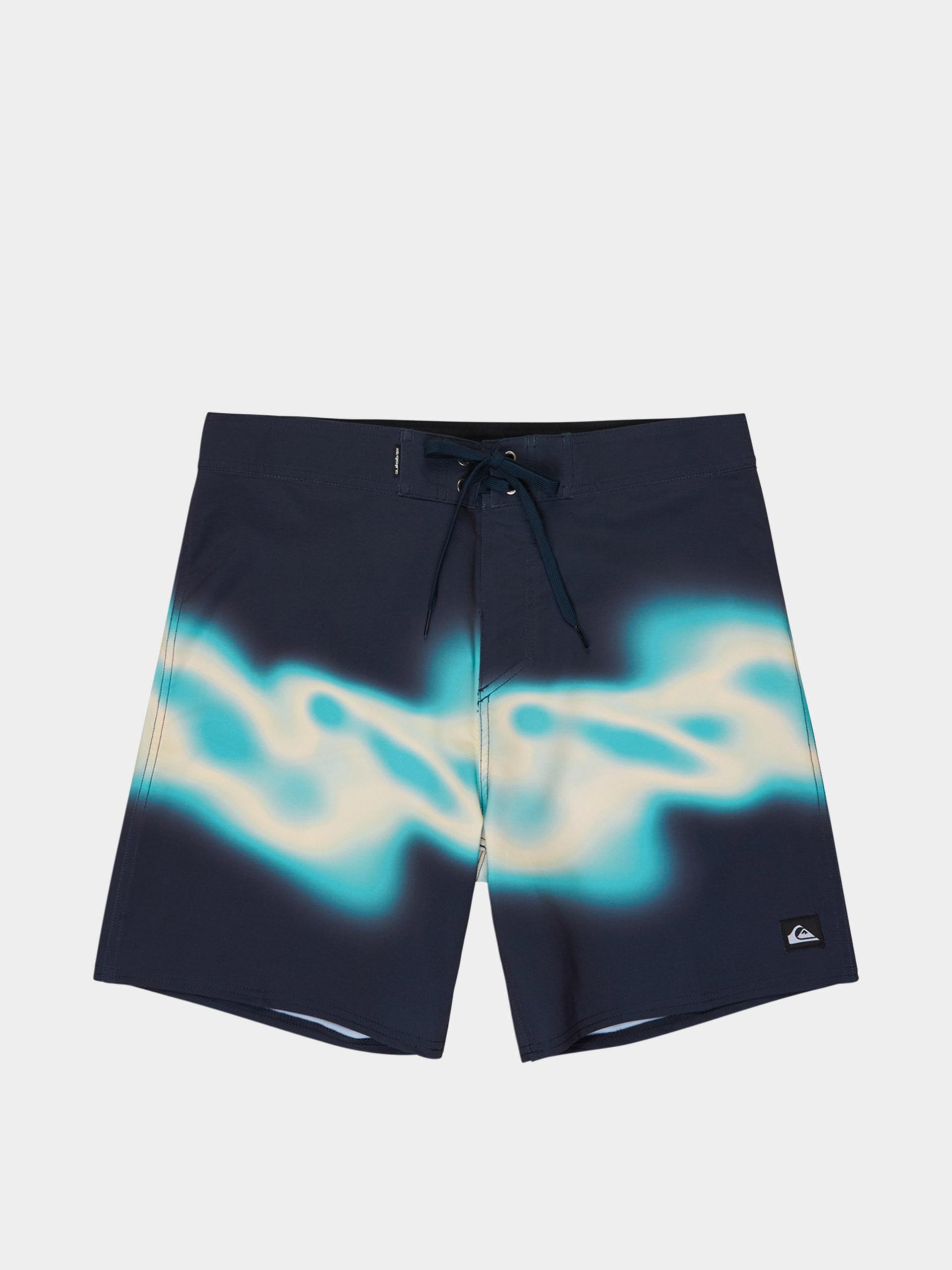 Plážové kraťasy Quiksilver Surfsilk Straight 18 (dark navy thermo stripe)