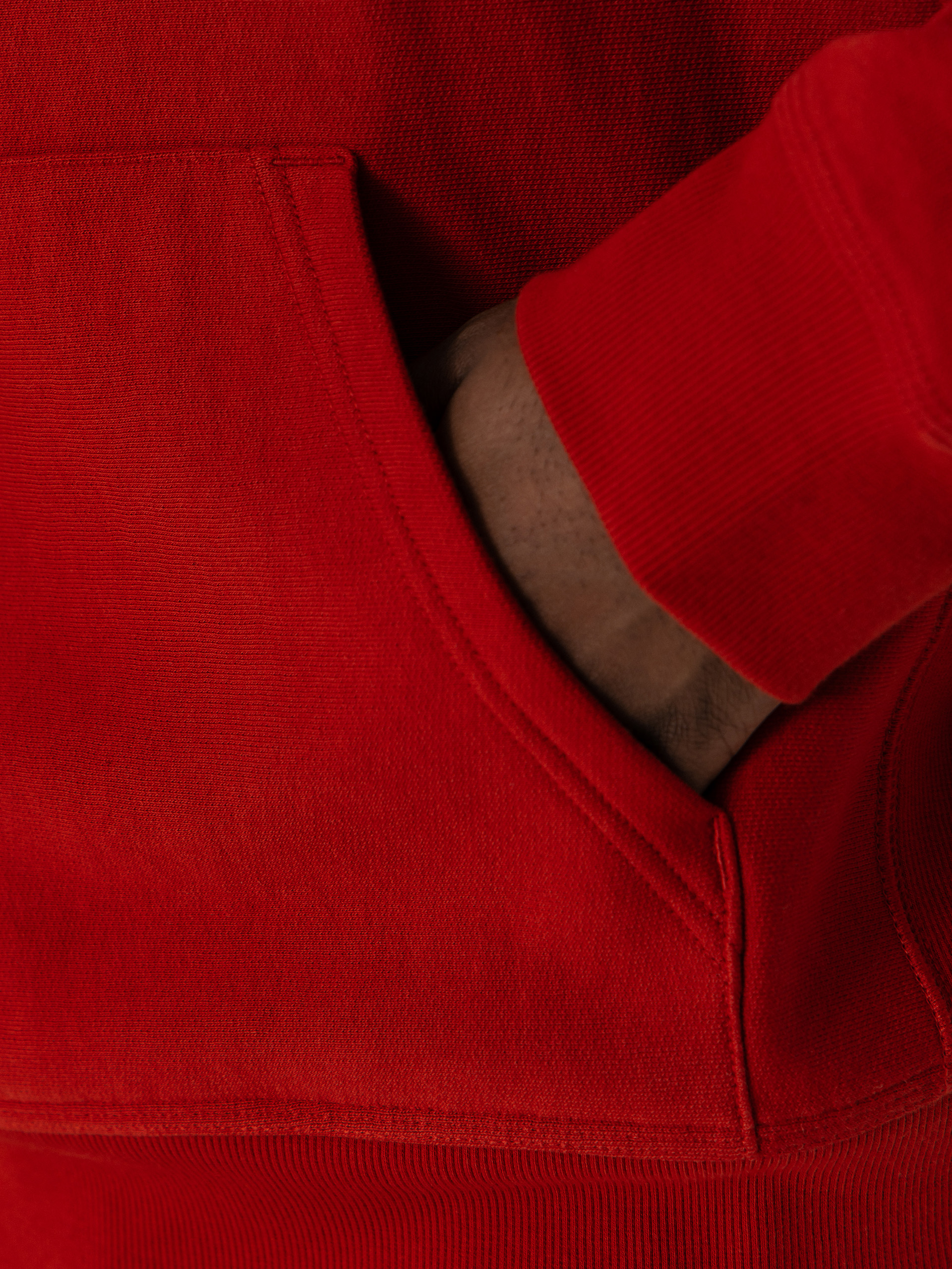 Mikina s kapucí Carhartt WIP American Script HD (oxide red)