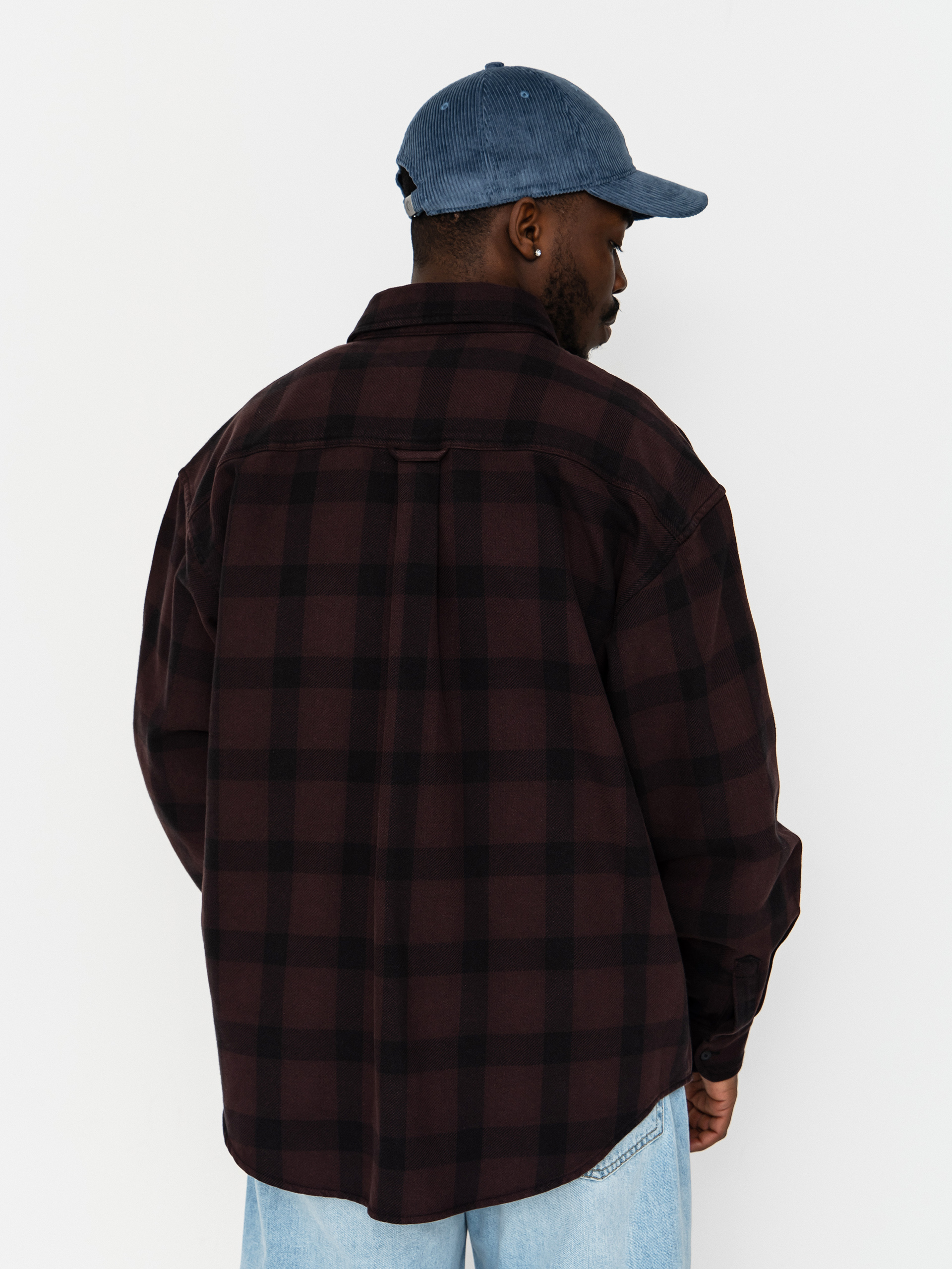 Košile Carhartt WIP Edmands (edmands check/natural/palisander)