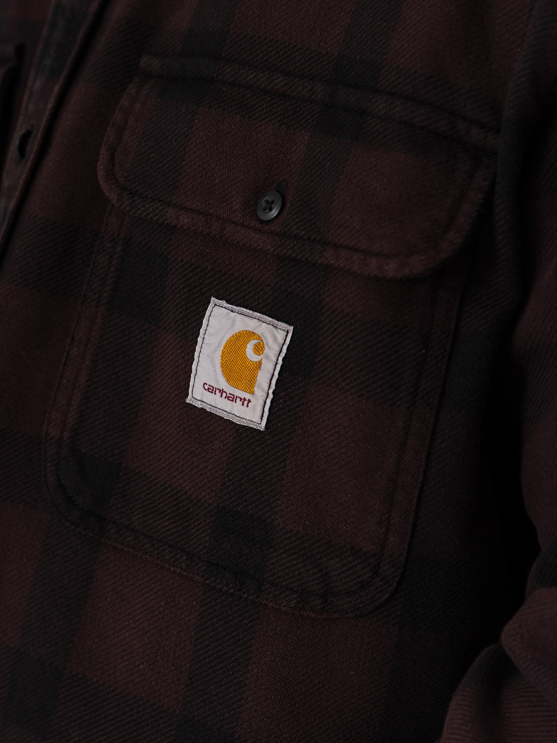 Košile Carhartt WIP Edmands (edmands check/natural/palisander)