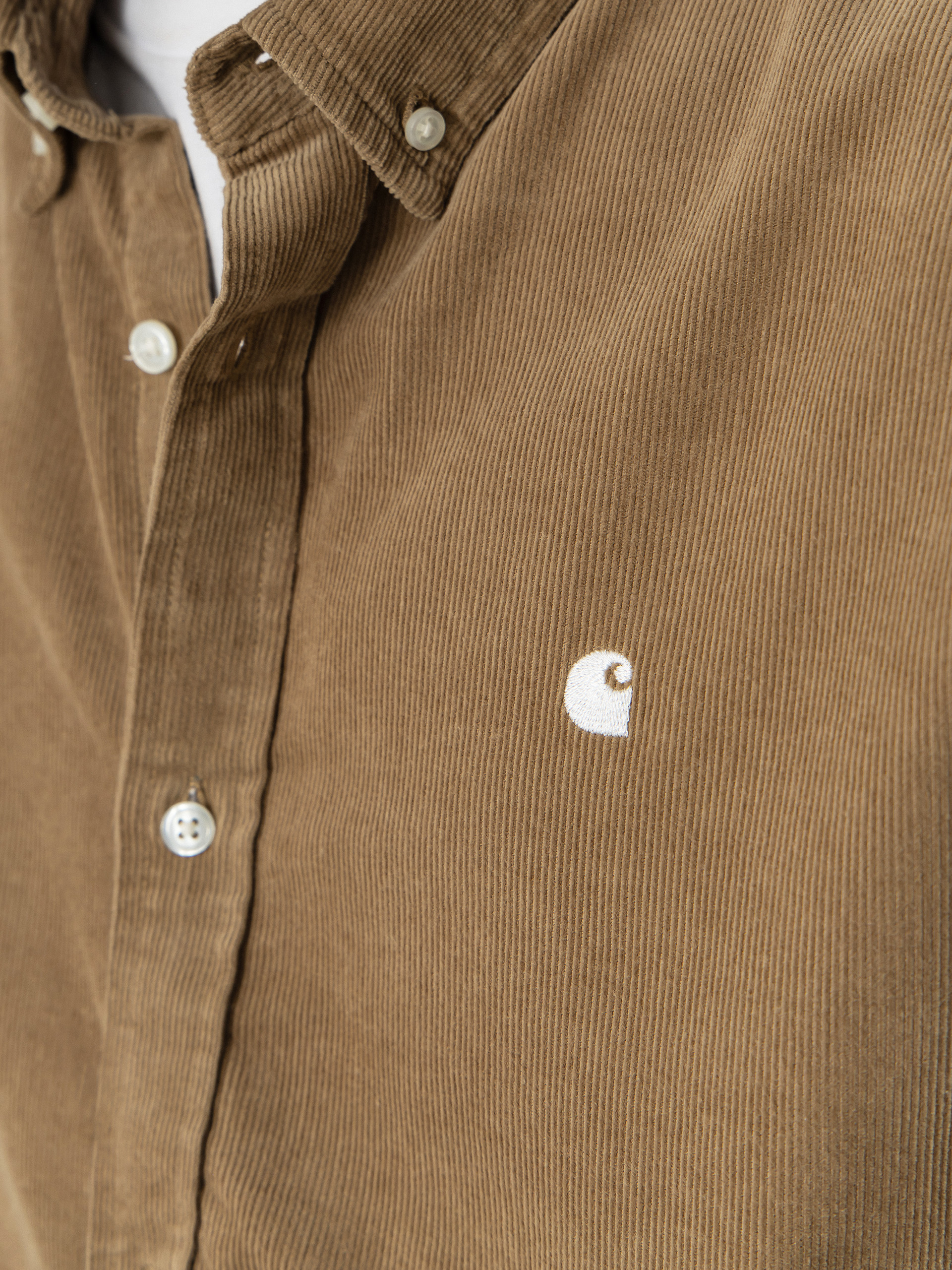 Košile Carhartt WIP Madison Fine Cord (iroko/wax)