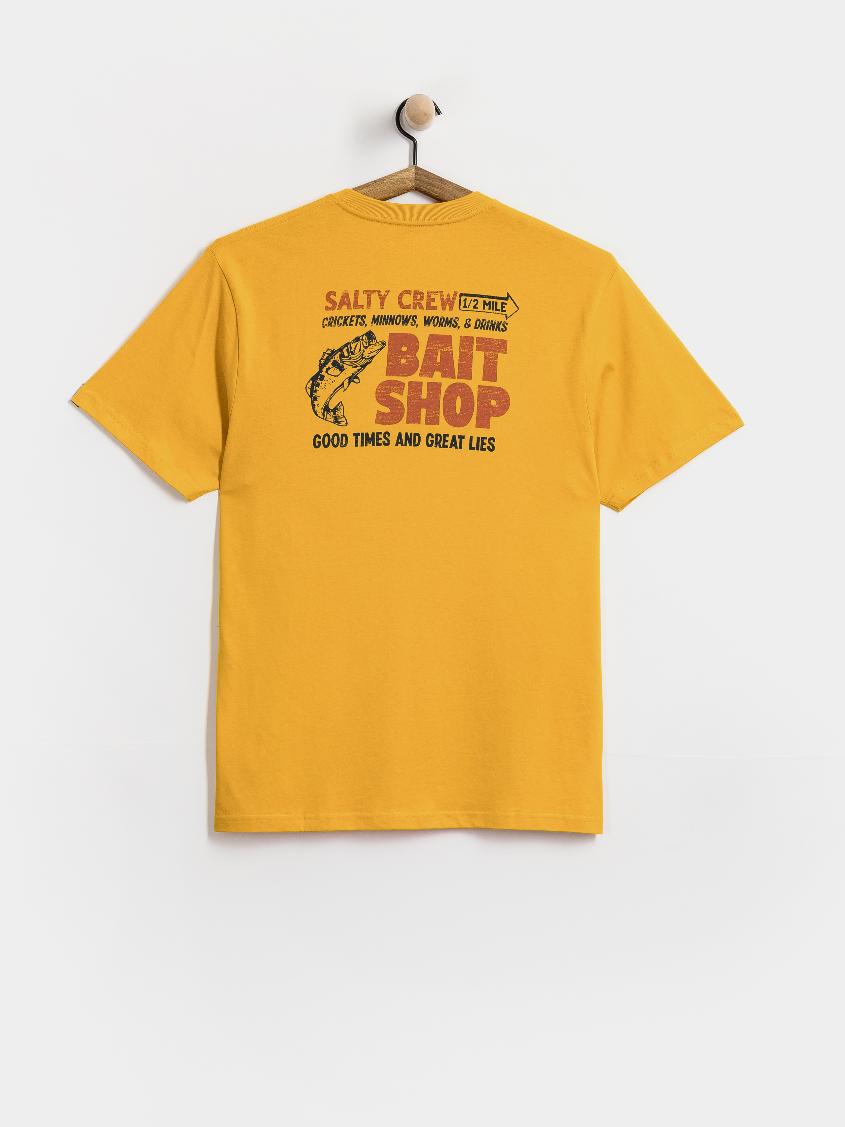 Tričko Salty Crew Bait Shop (mineral yellow)